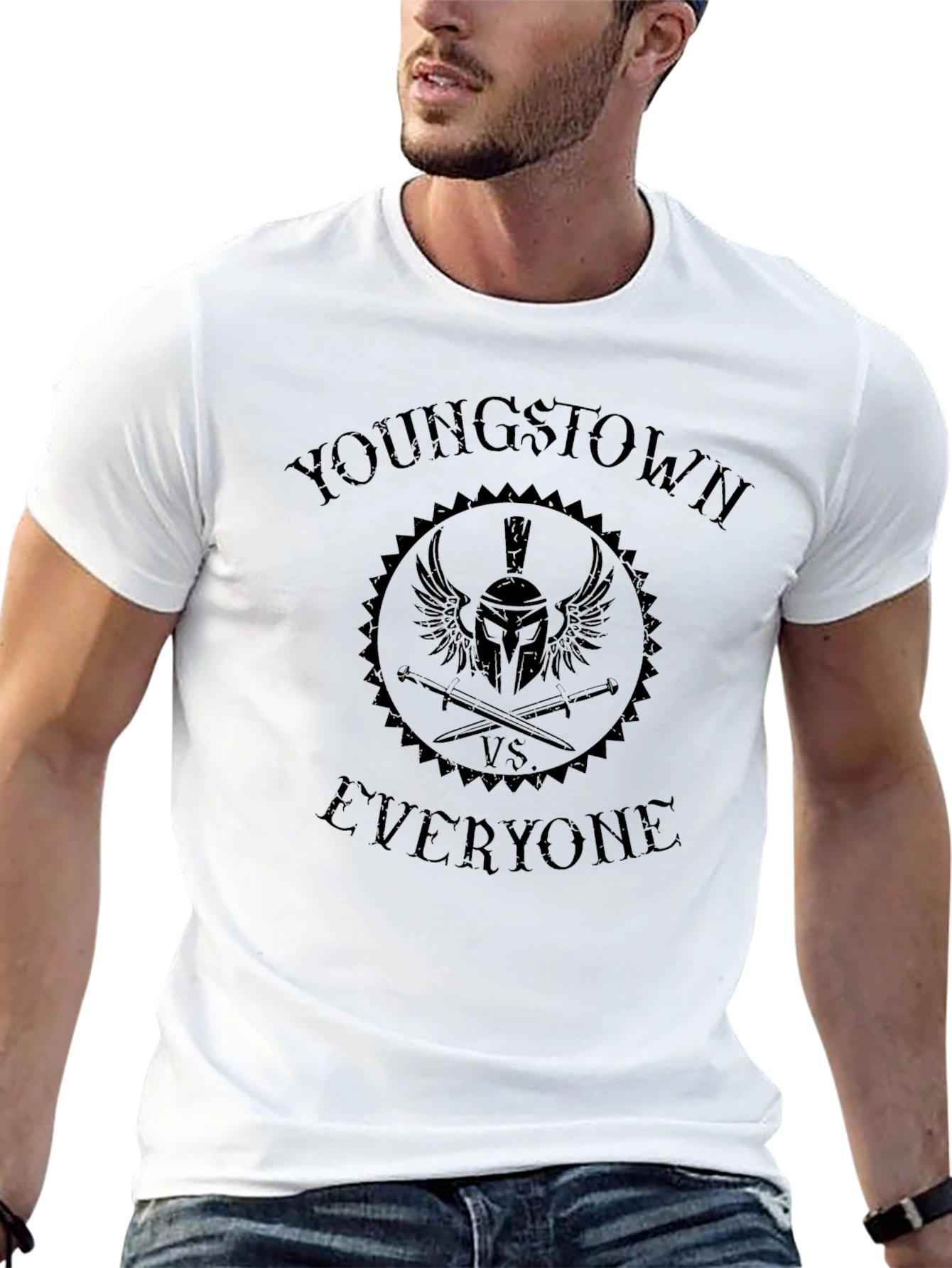 Youngstown vs Everyone Black T-Shirt