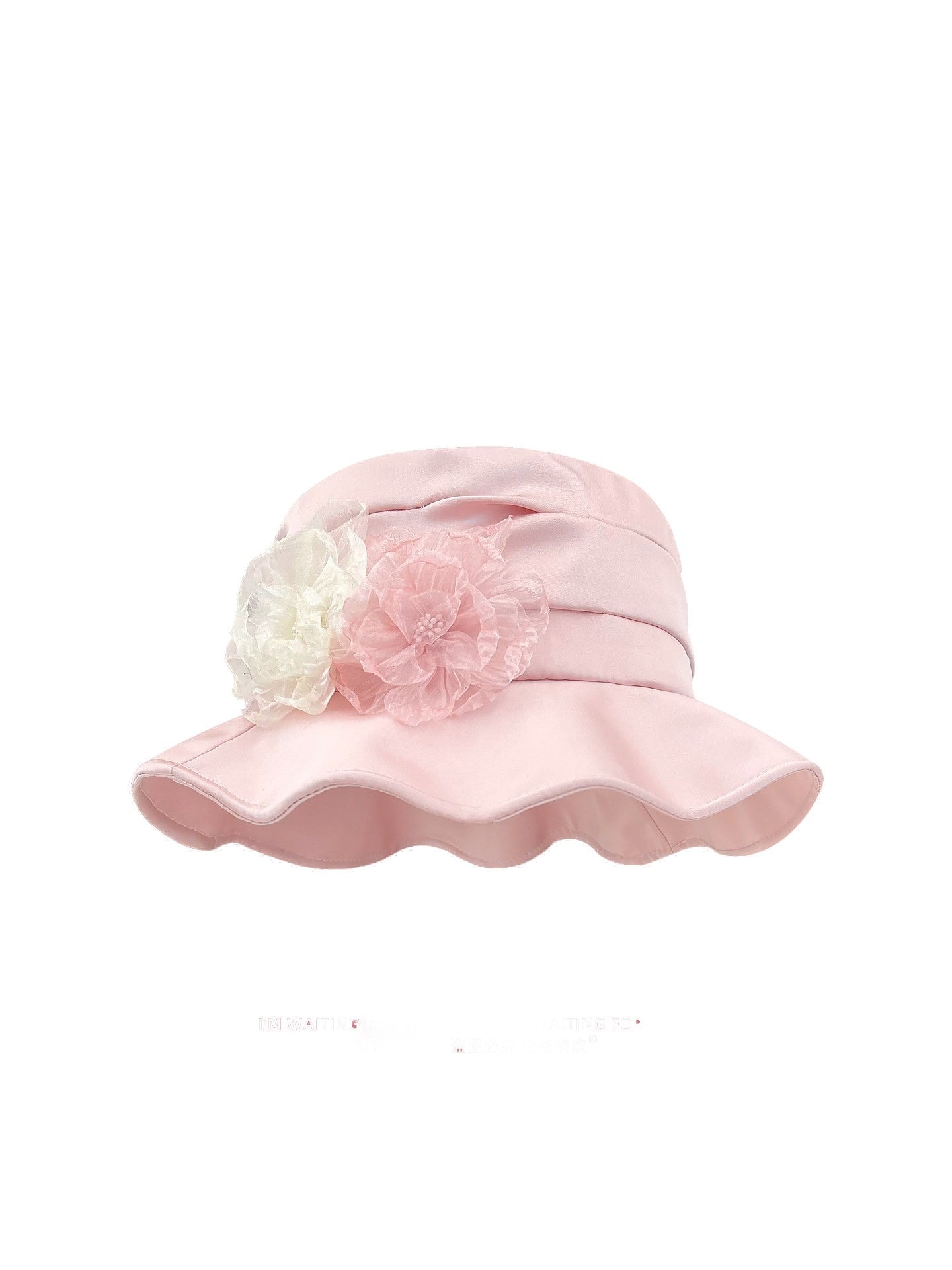 Lace Flower Bucket Hat Women's Summer Wide Brim Sun Hat