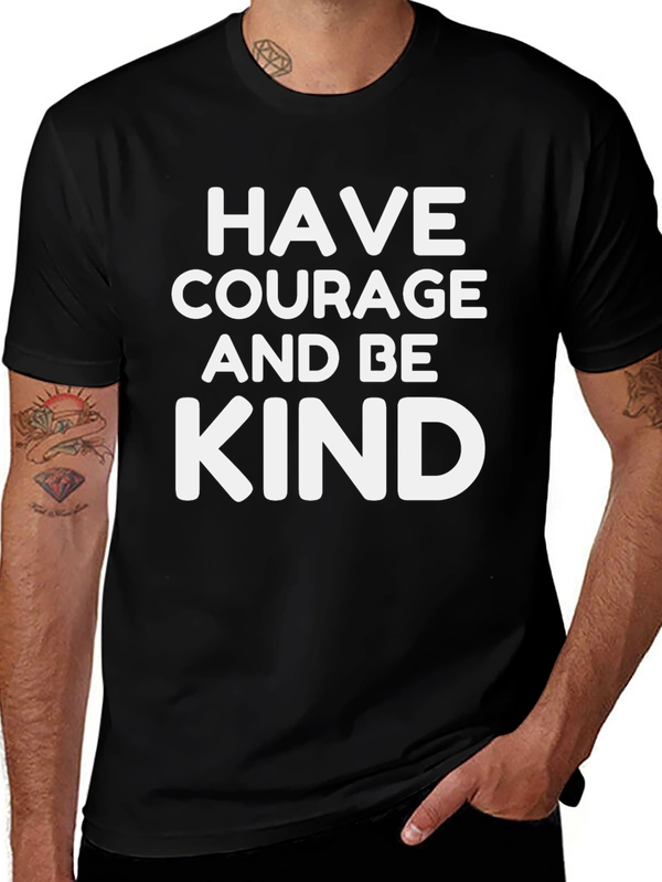 Courage and Kind Graphic Tee - Black