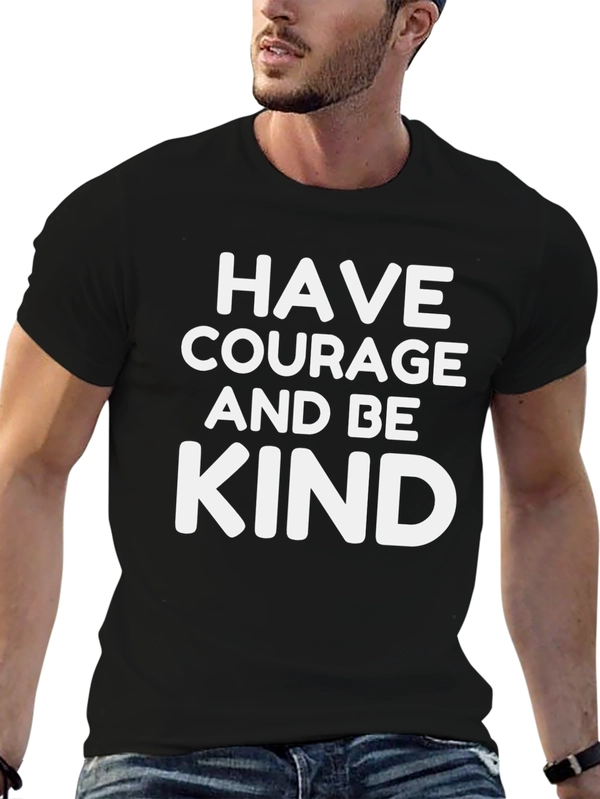 Courage and Kind Graphic Tee - Black