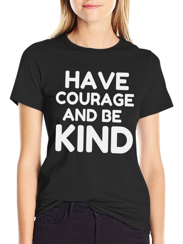 Courage and Kind Graphic Tee - Black