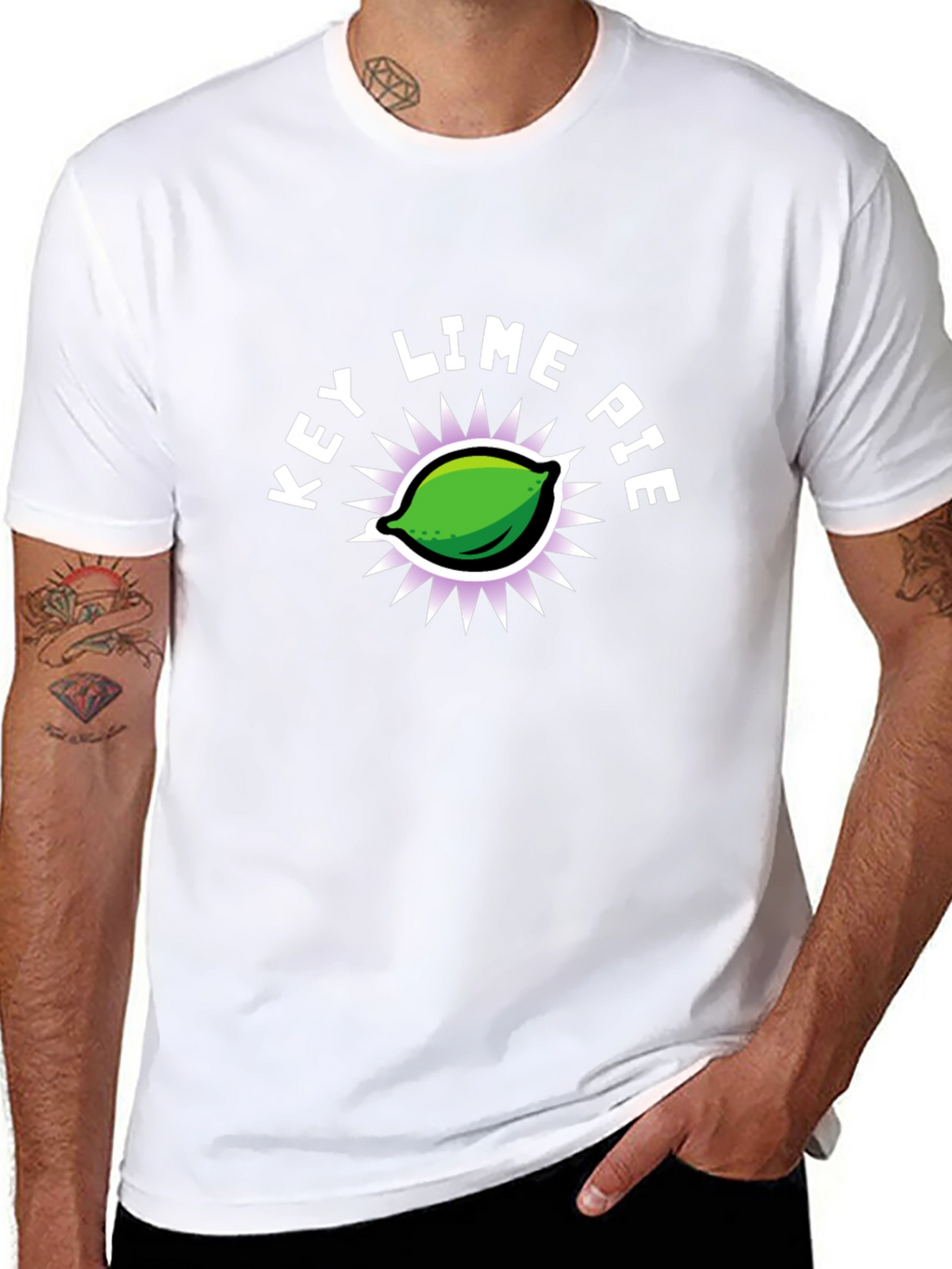 Key Lime Pie Graphic Tee - Funny Food T-Shirt