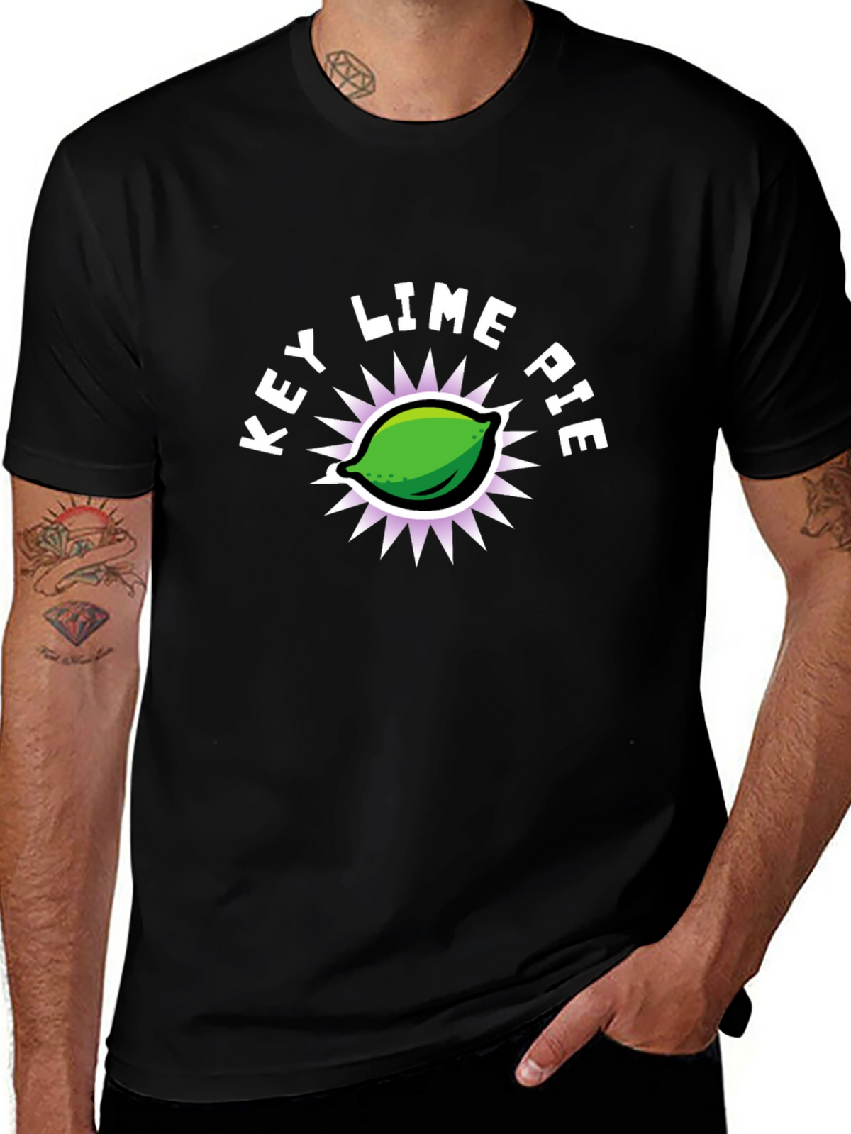 Key Lime Pie Graphic Tee - Funny Food T-Shirt