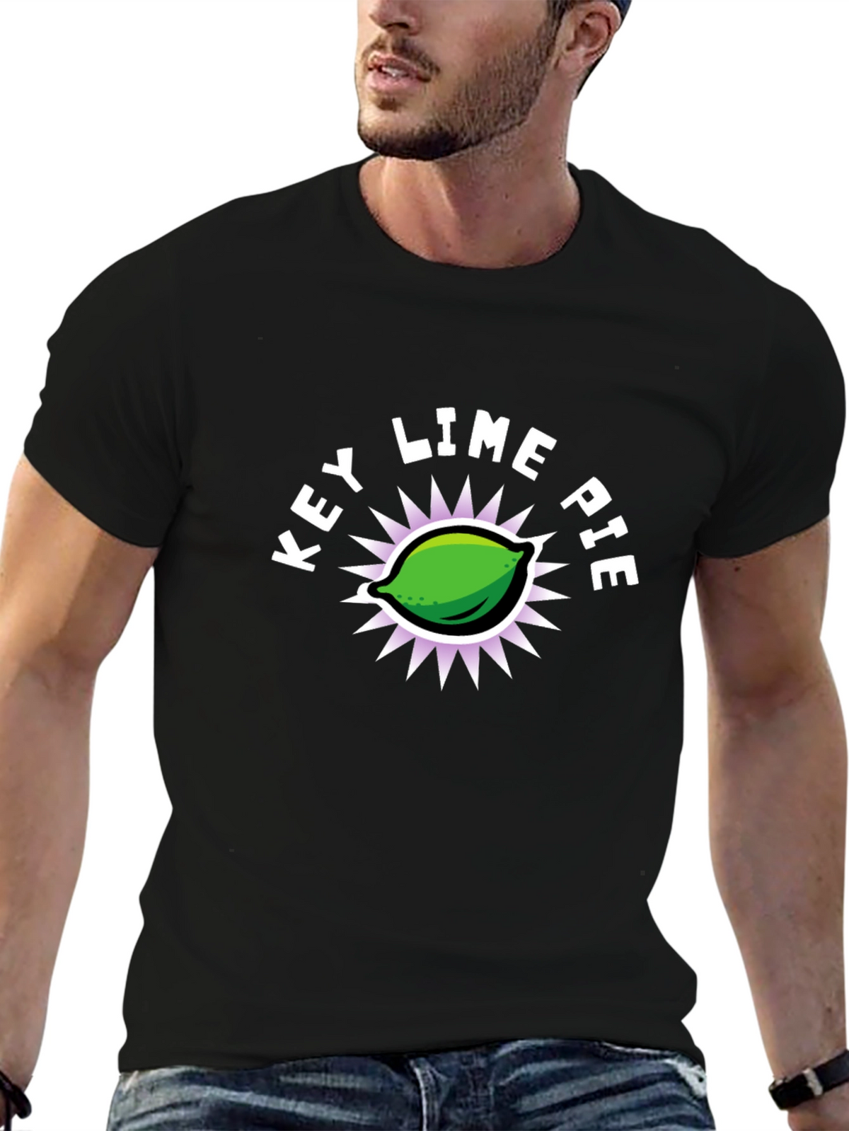 Key Lime Pie Graphic Tee - Funny Food T-Shirt