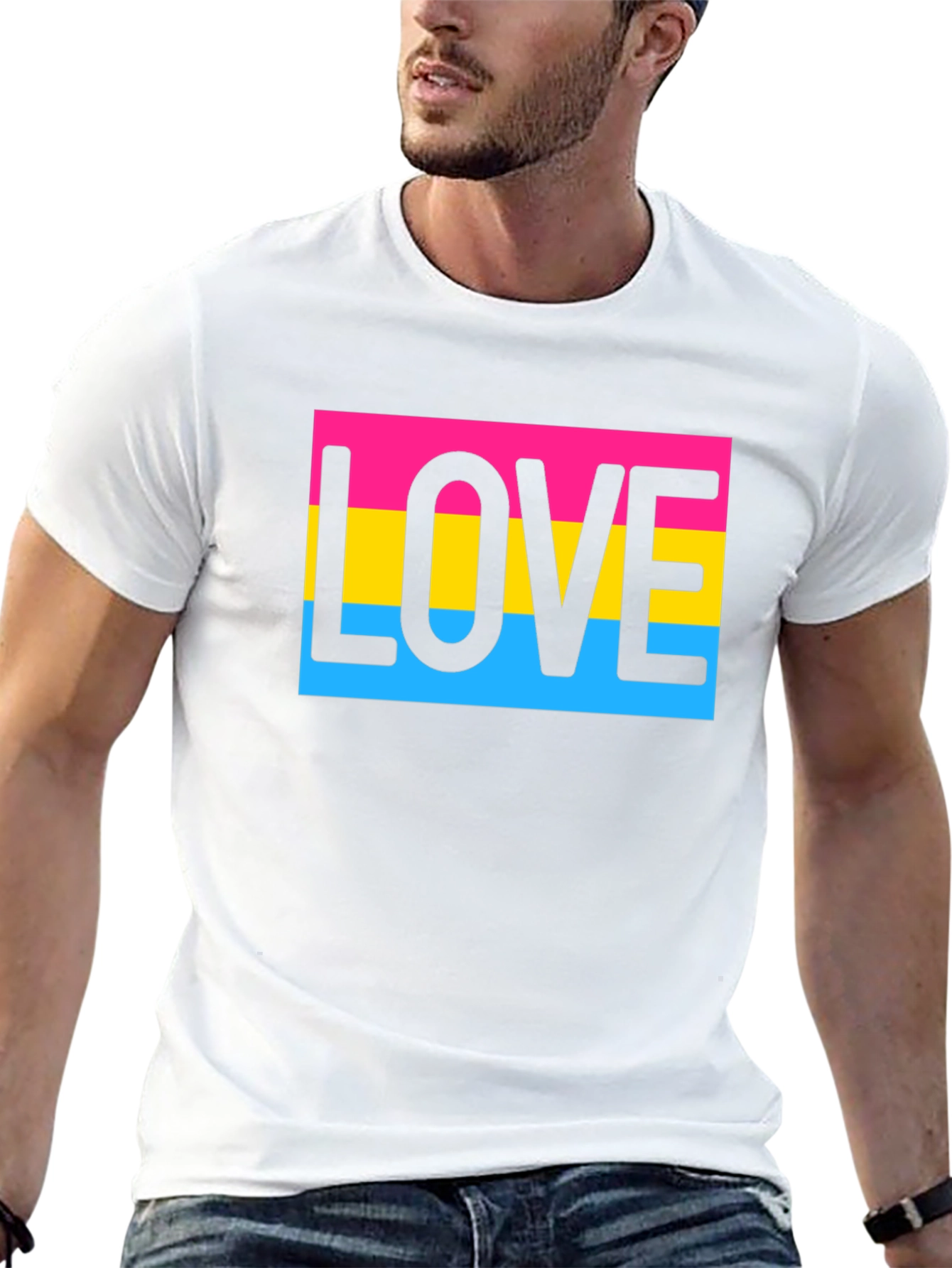 Pansexual Pride LOVE T-Shirt