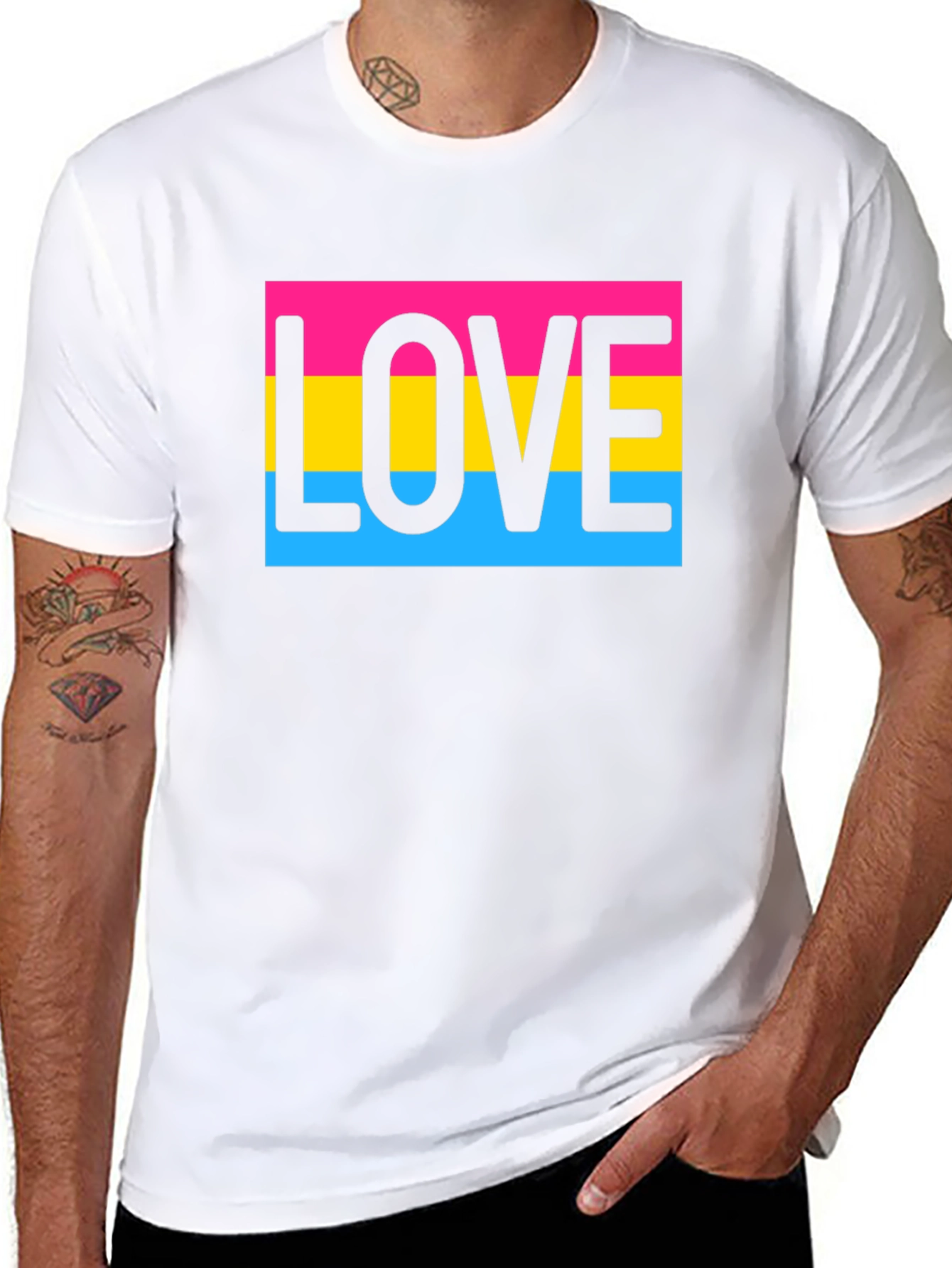 Pansexual Pride LOVE T-Shirt