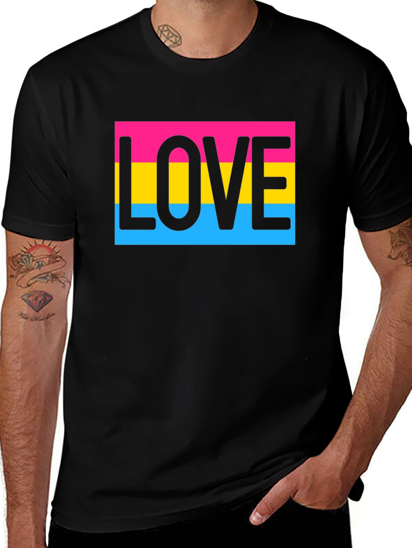 Pansexual Pride LOVE T-Shirt