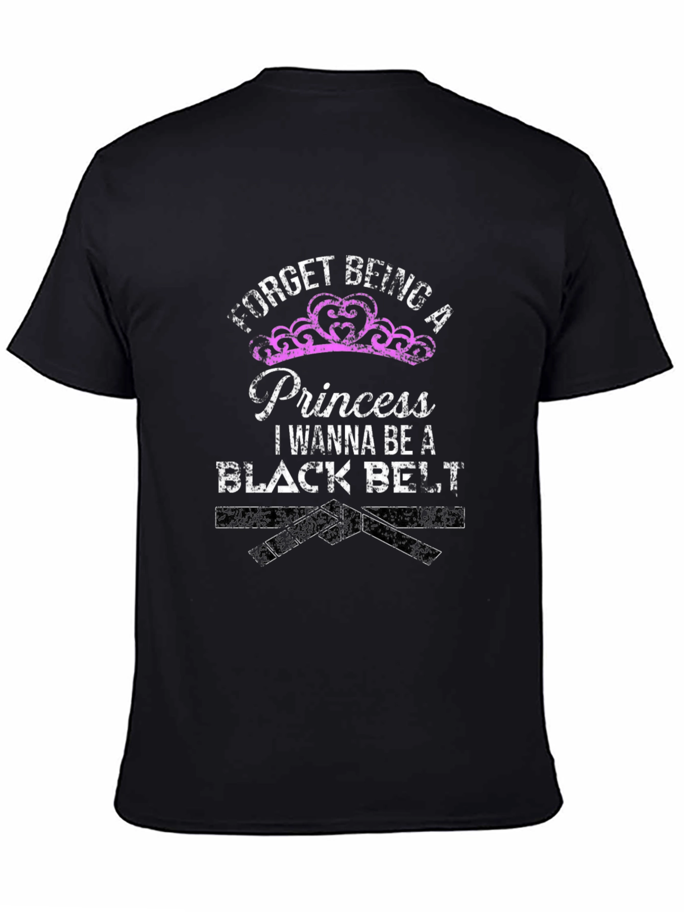 Princess Black Belt Martial Arts T-Shirt