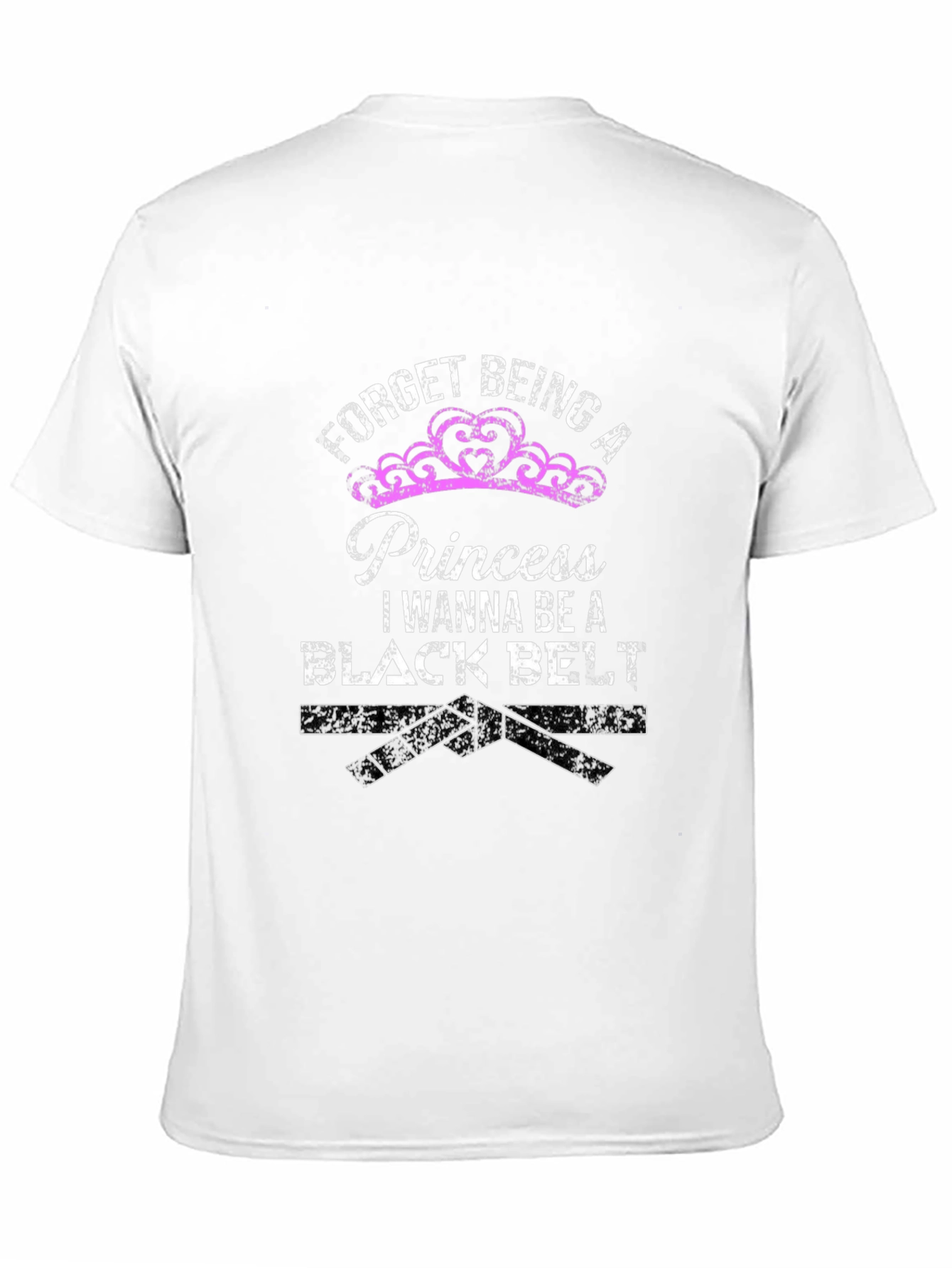 Princess Black Belt Martial Arts T-Shirt