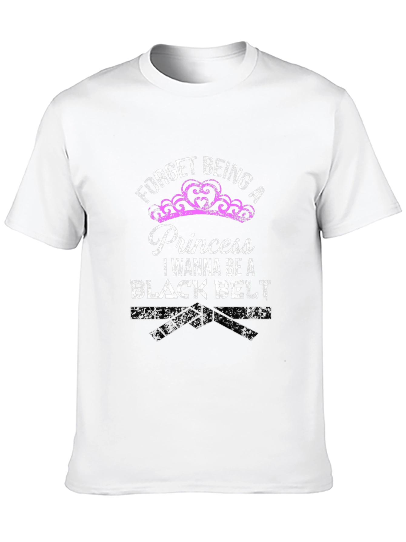 Princess Black Belt Martial Arts T-Shirt