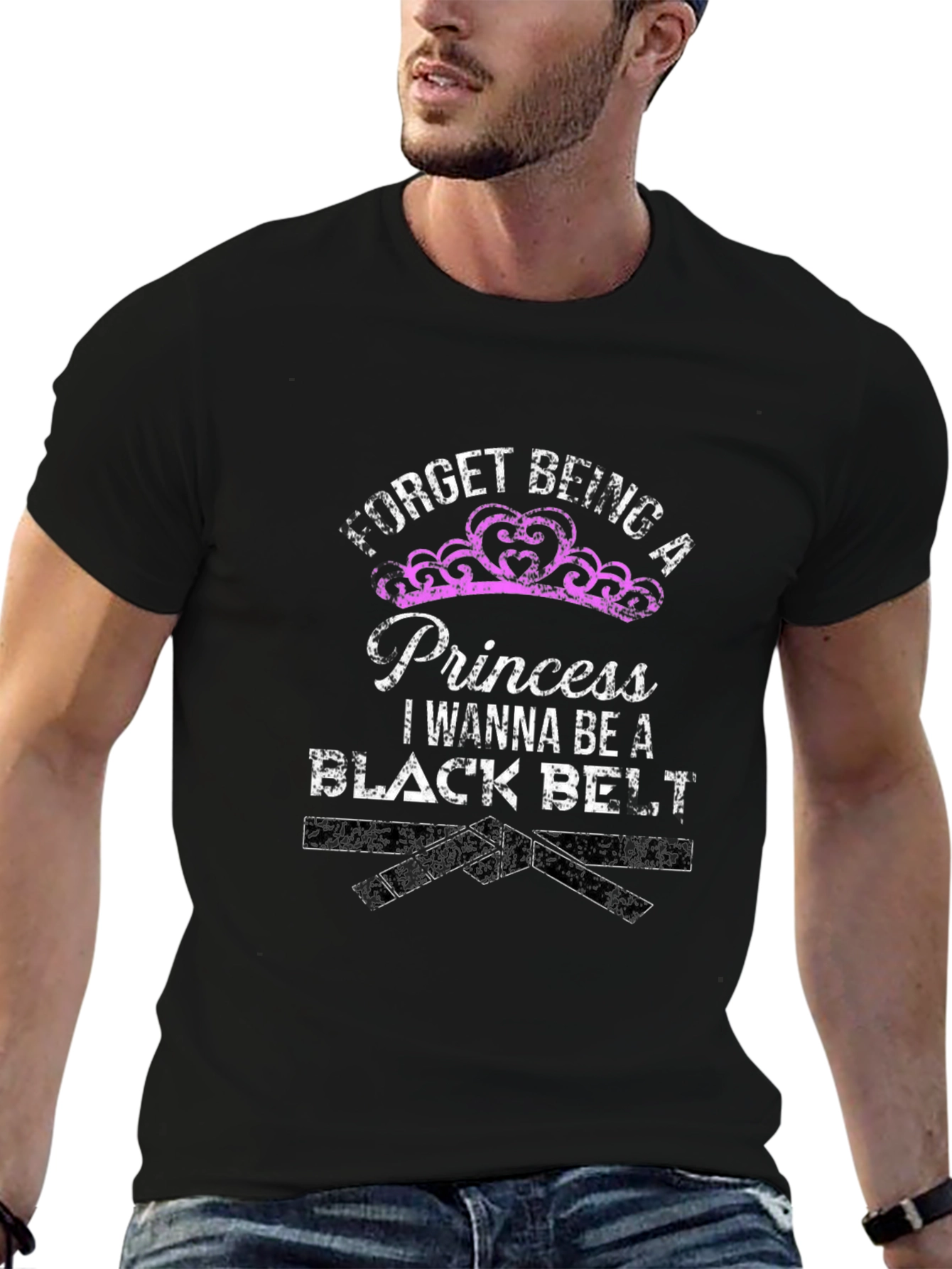Princess Black Belt Martial Arts T-Shirt