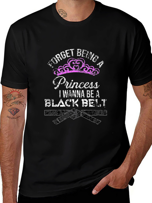 Princess Black Belt Martial Arts T-Shirt