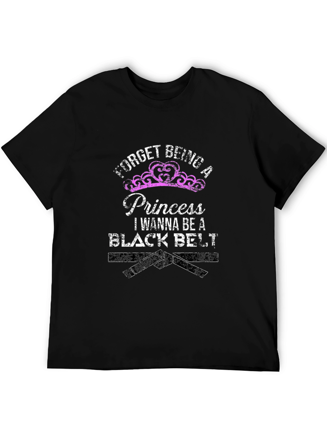 Princess Black Belt Martial Arts T-Shirt
