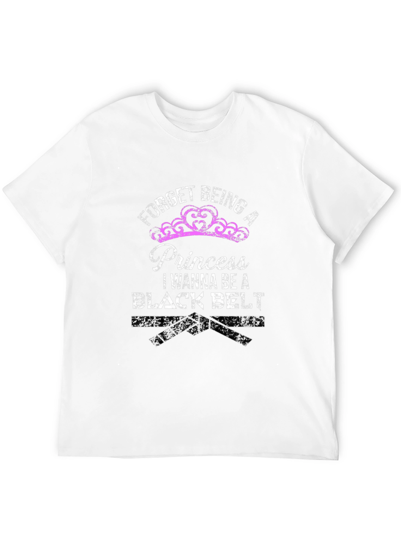 Princess Black Belt Martial Arts T-Shirt