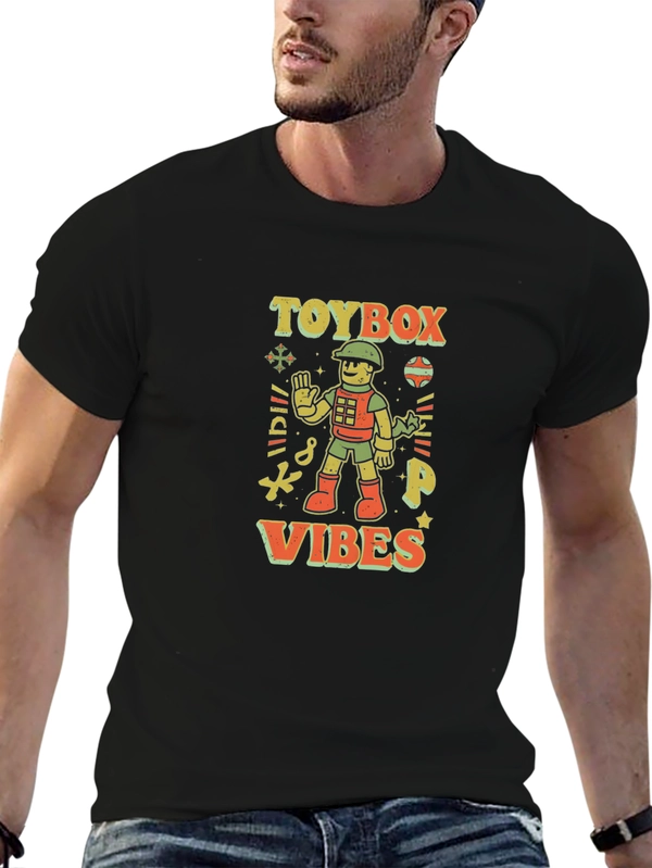 Toybox Vibes Graphic Tee - Retro Style