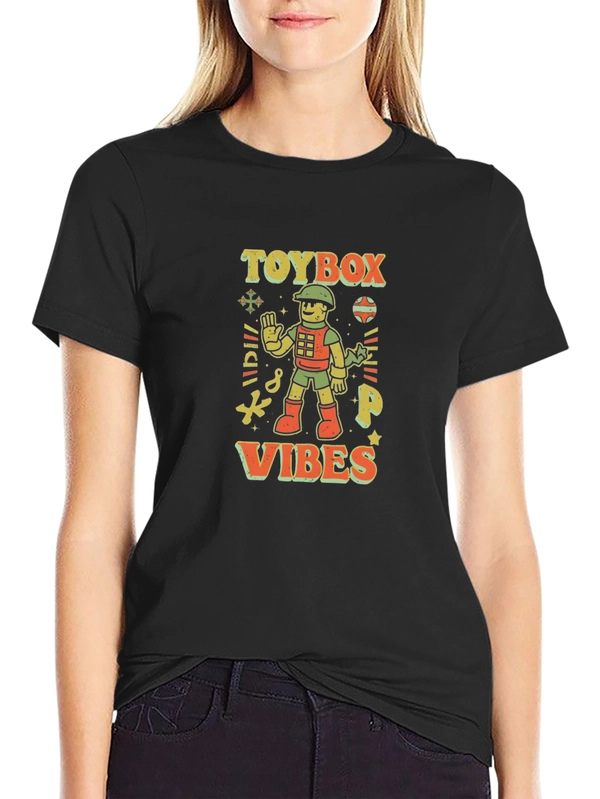 Toybox Vibes Graphic Tee - Retro Style