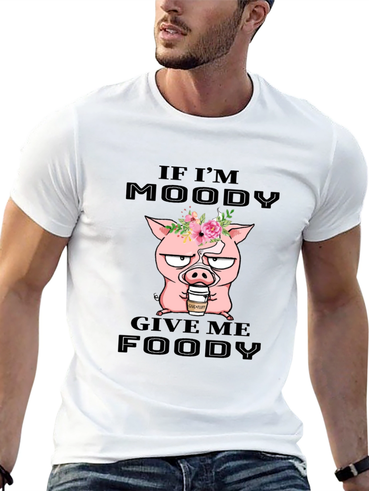 Moody Pig Foodie T-Shirt