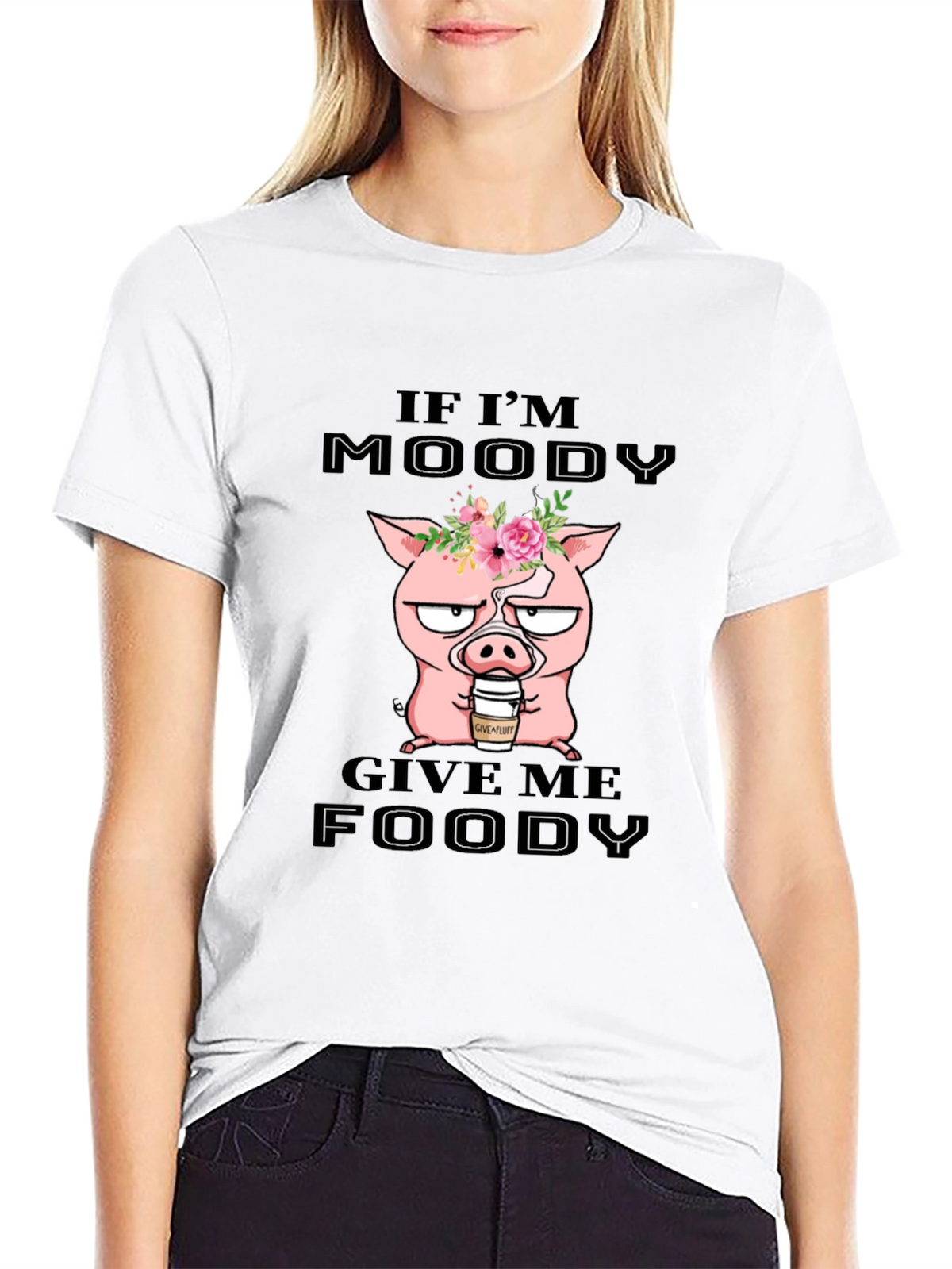 Moody Pig Foodie T-Shirt