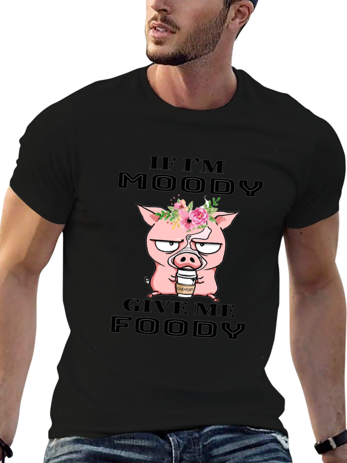 Moody Pig Foodie T-Shirt