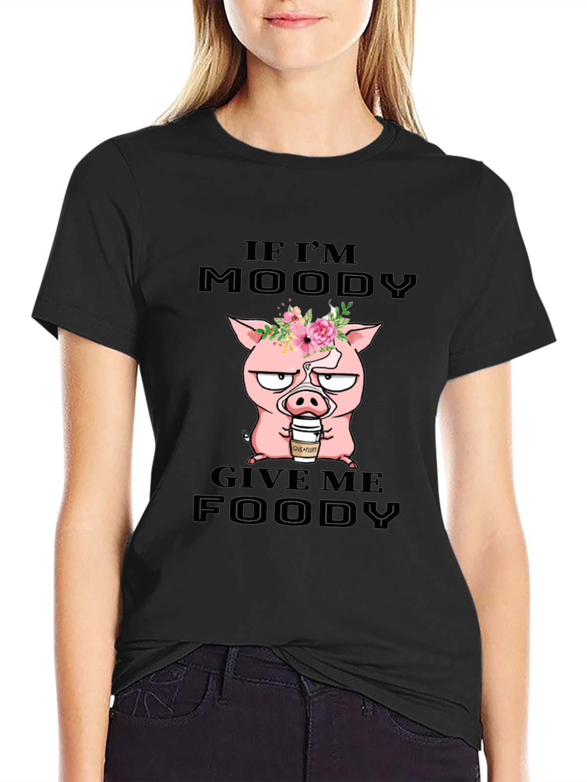 Moody Pig Foodie T-Shirt