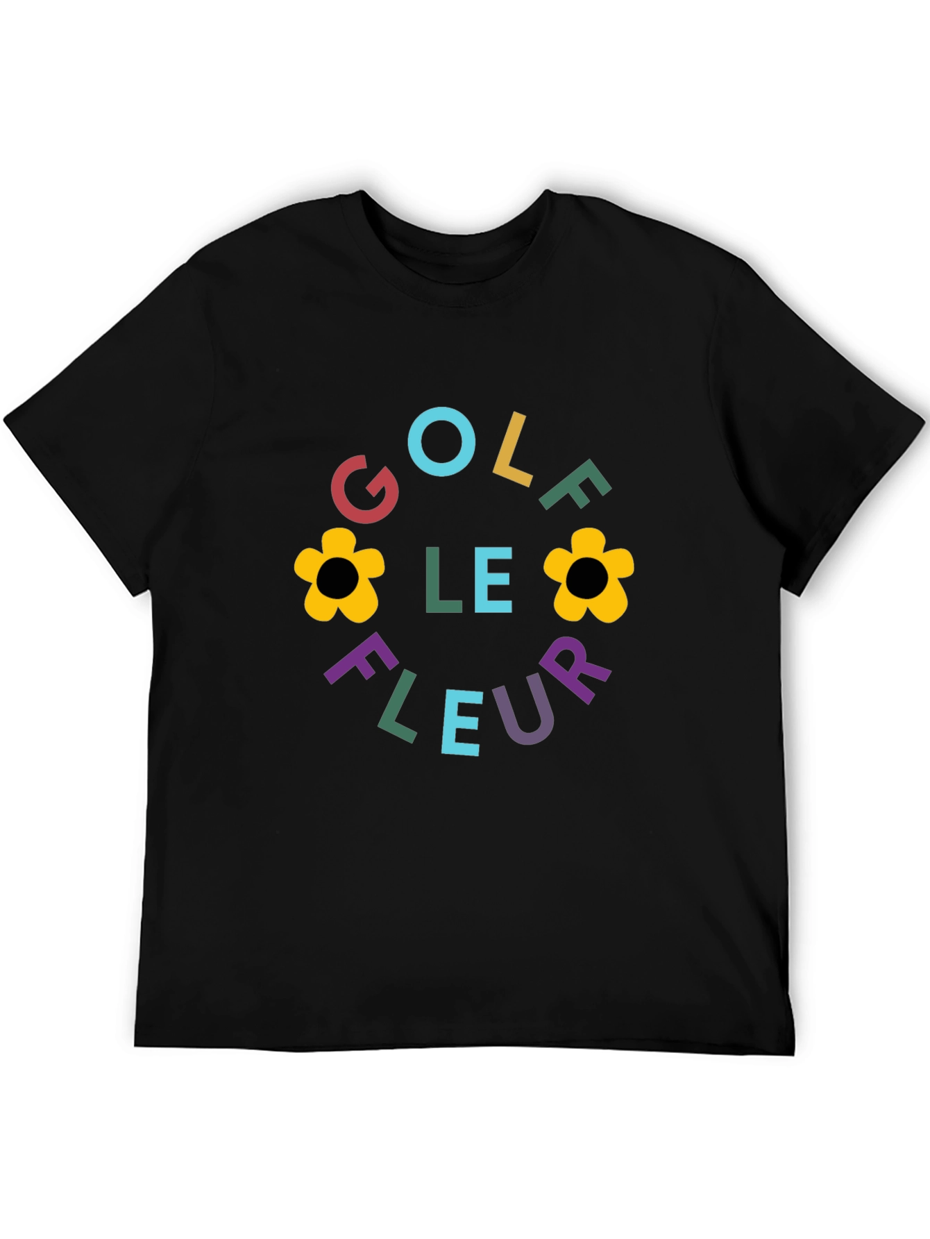 Golf Le Fleur Graphic Black T-Shirt