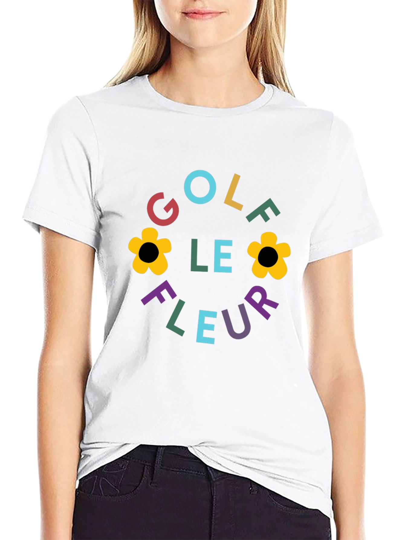 Golf Le Fleur Graphic Black T-Shirt