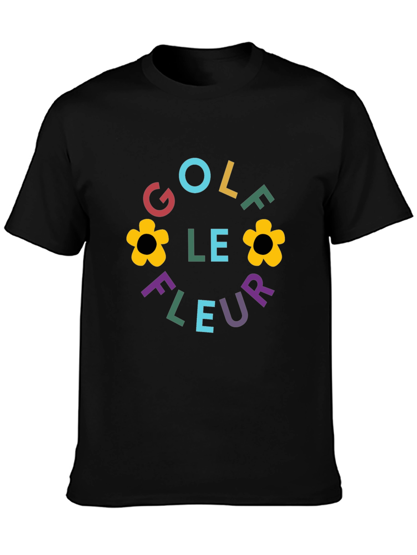 Golf Le Fleur Graphic Black T-Shirt
