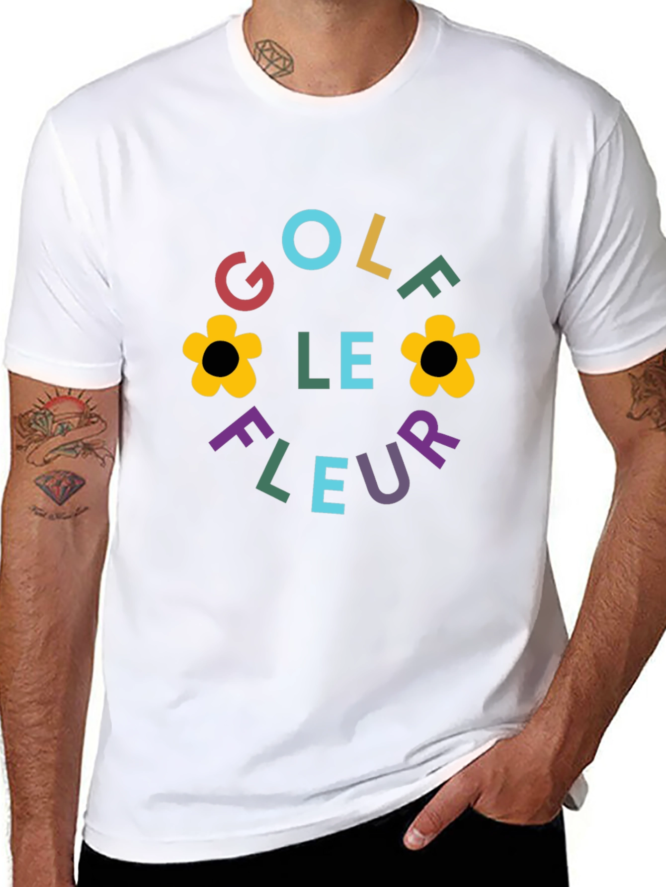 Golf Le Fleur Graphic Black T-Shirt