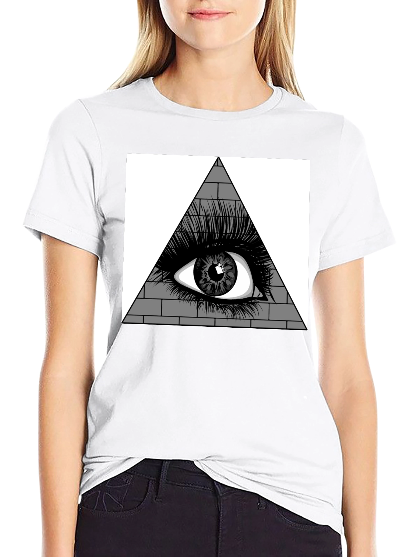 All Seeing Eye Pyramid Graphic Tee