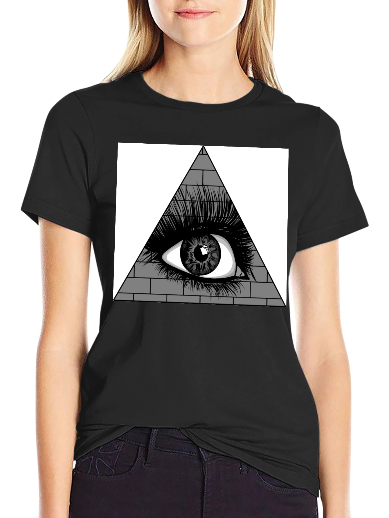 All Seeing Eye Pyramid Graphic Tee