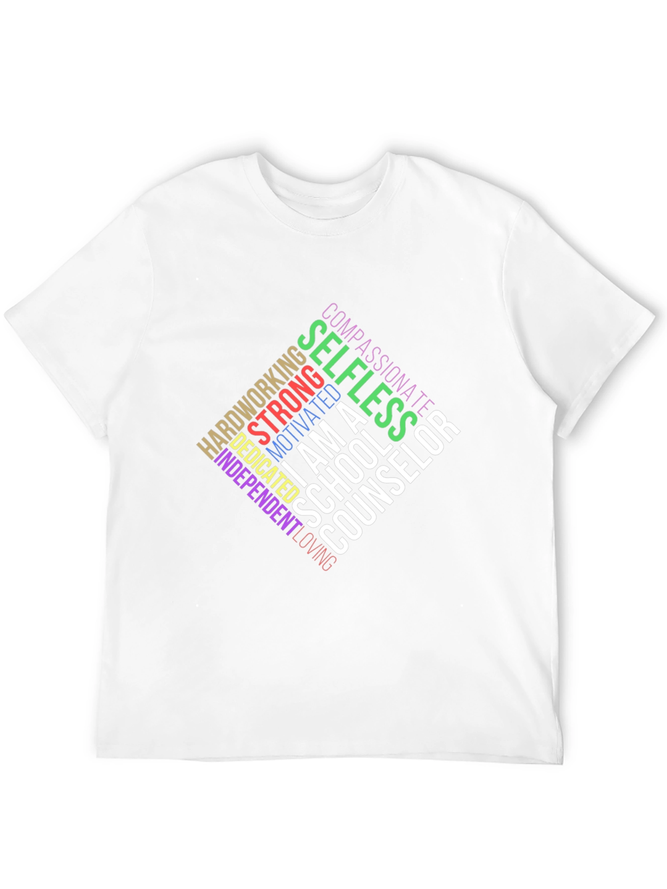 School Counselor T-Shirt: Compassionate & Strong