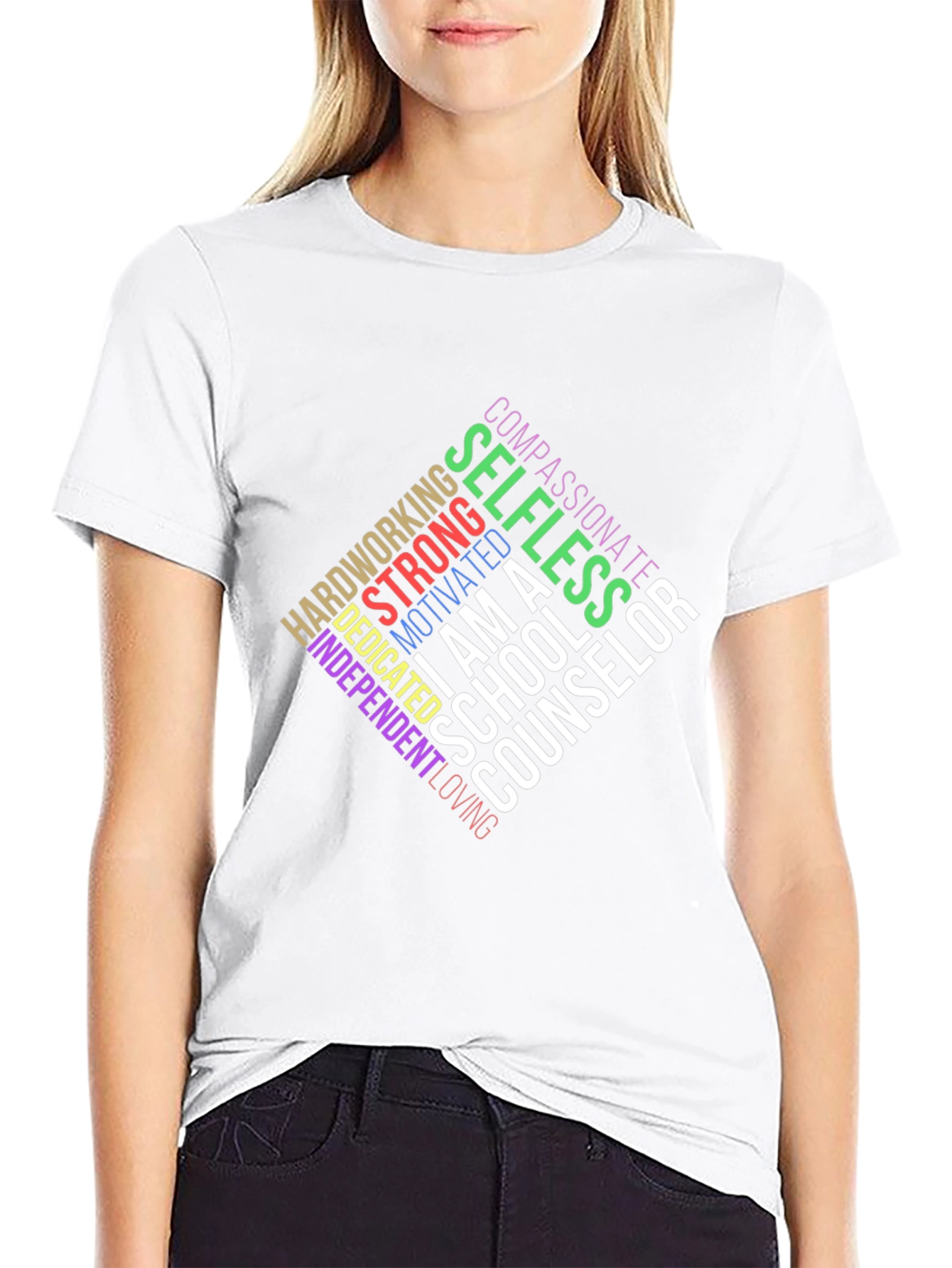 School Counselor T-Shirt: Compassionate & Strong