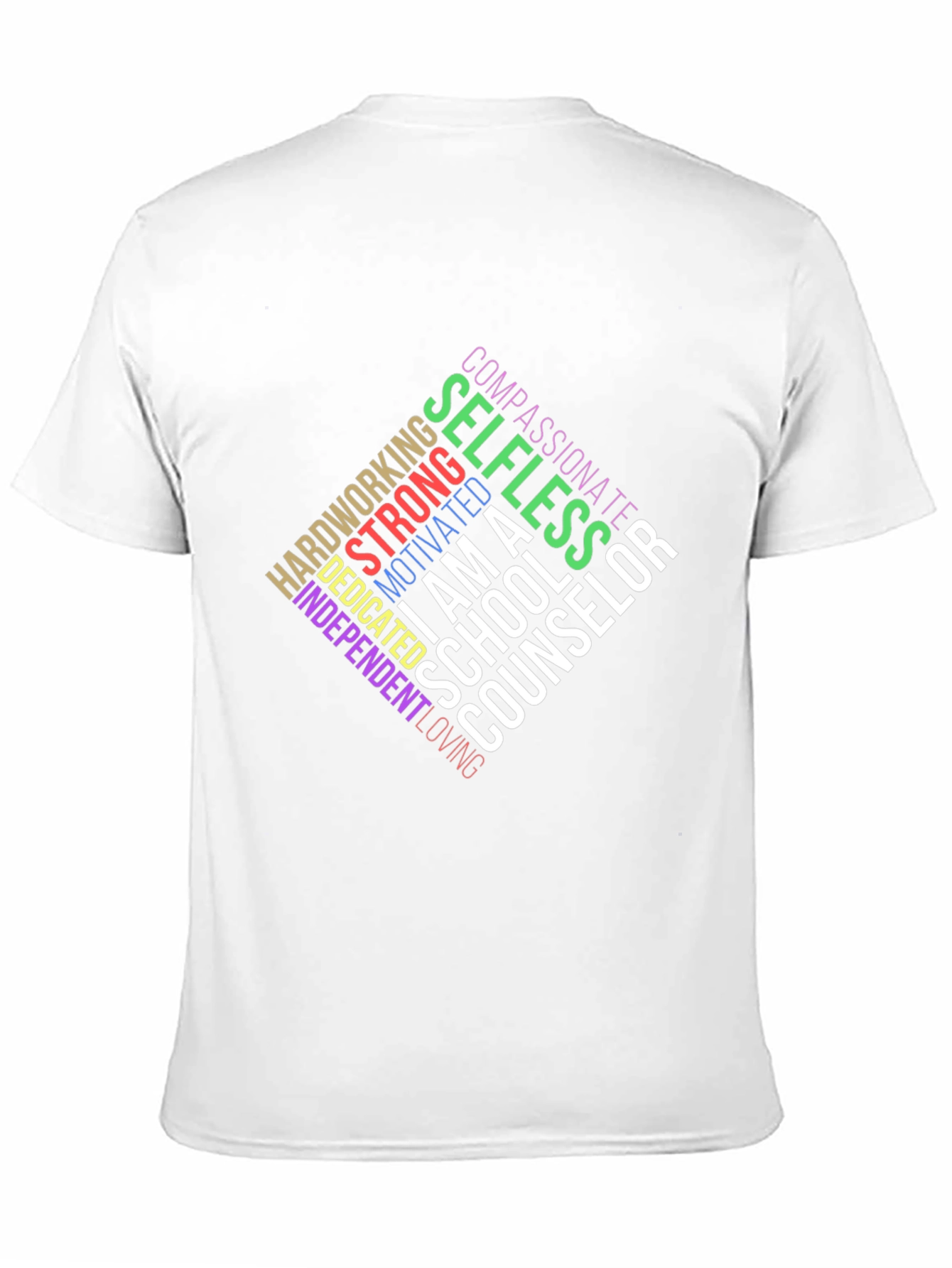 School Counselor T-Shirt: Compassionate & Strong