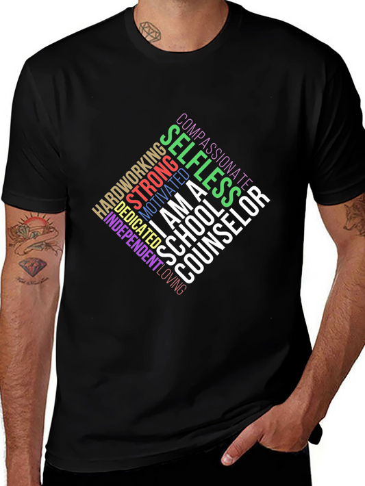School Counselor T-Shirt: Compassionate & Strong