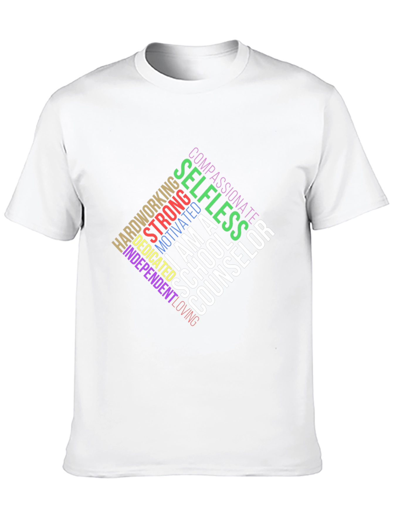 School Counselor T-Shirt: Compassionate & Strong