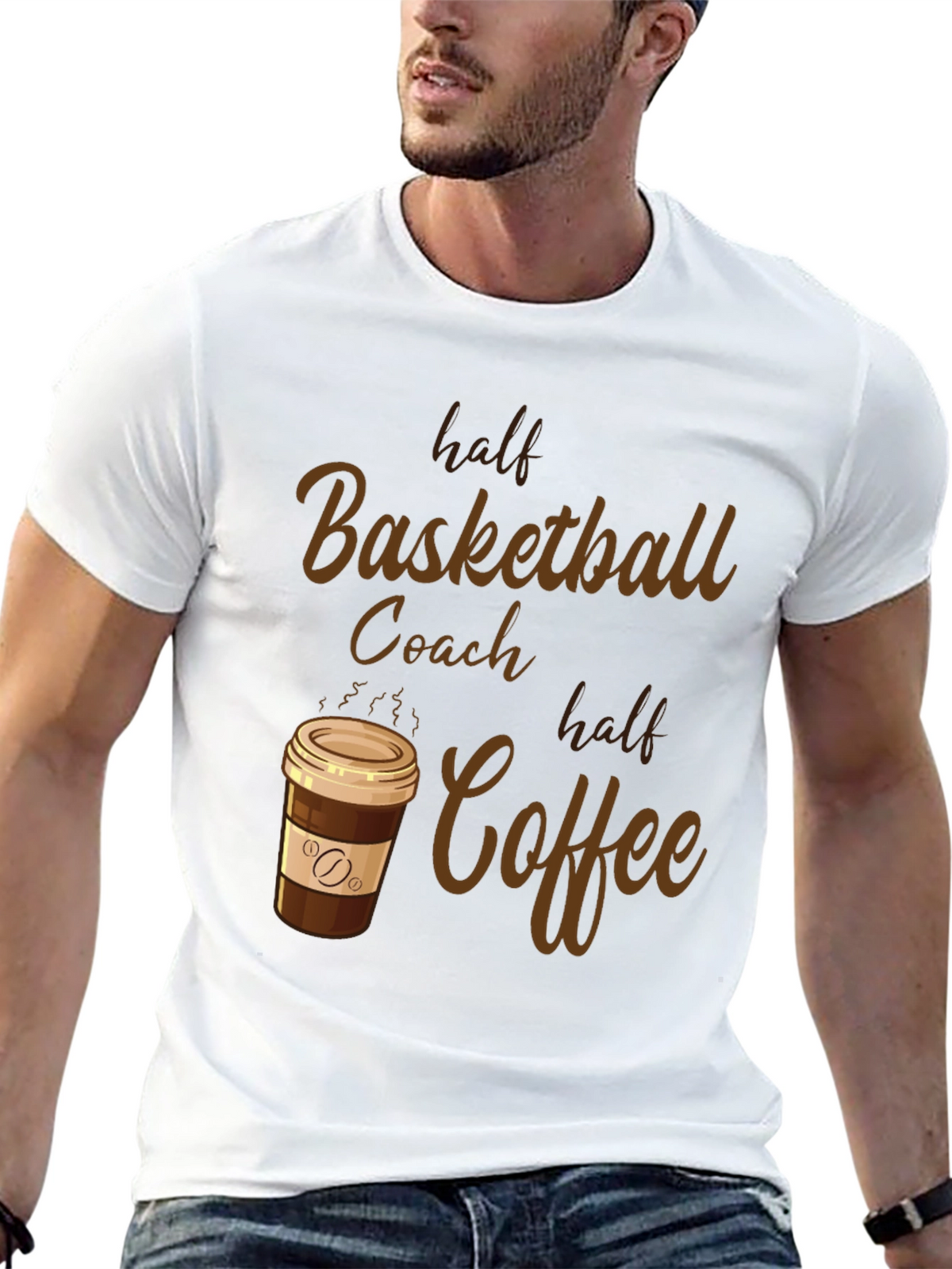 Basketball Coach & Coffee T-Shirt