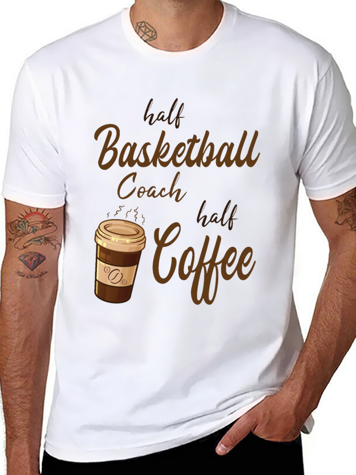 Basketball Coach & Coffee T-Shirt