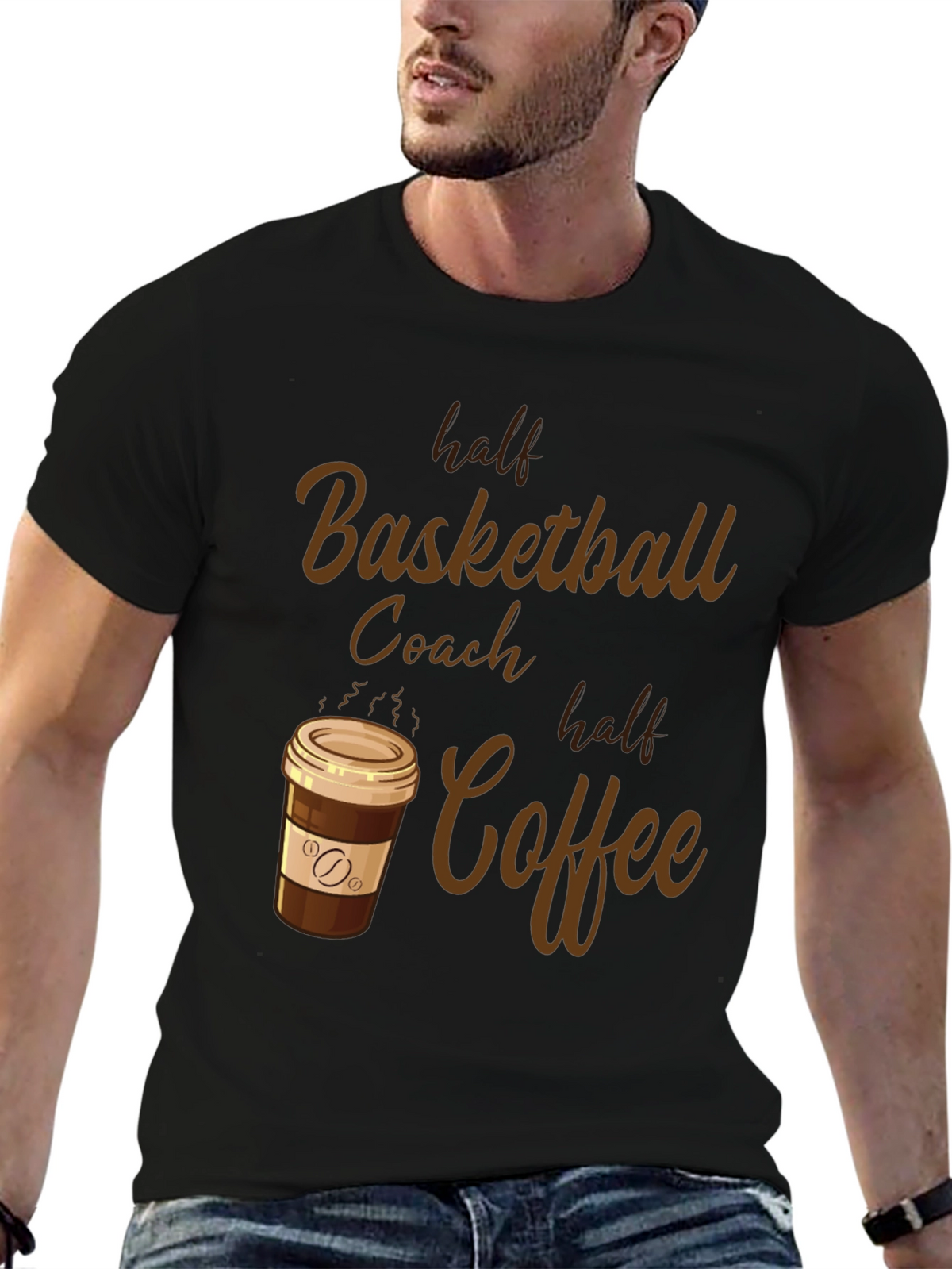 Basketball Coach & Coffee T-Shirt