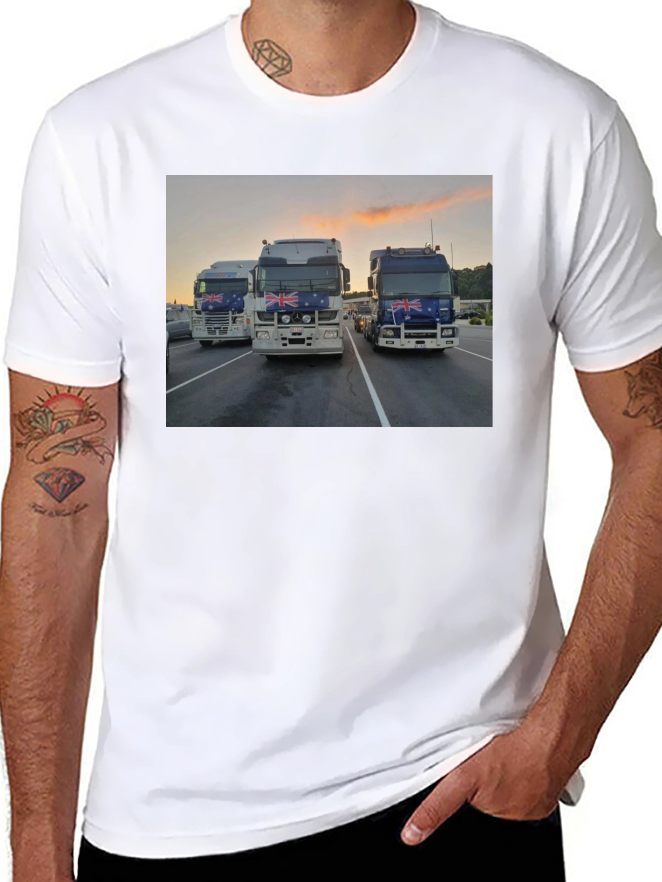 Trucks Graphic Black T-Shirt