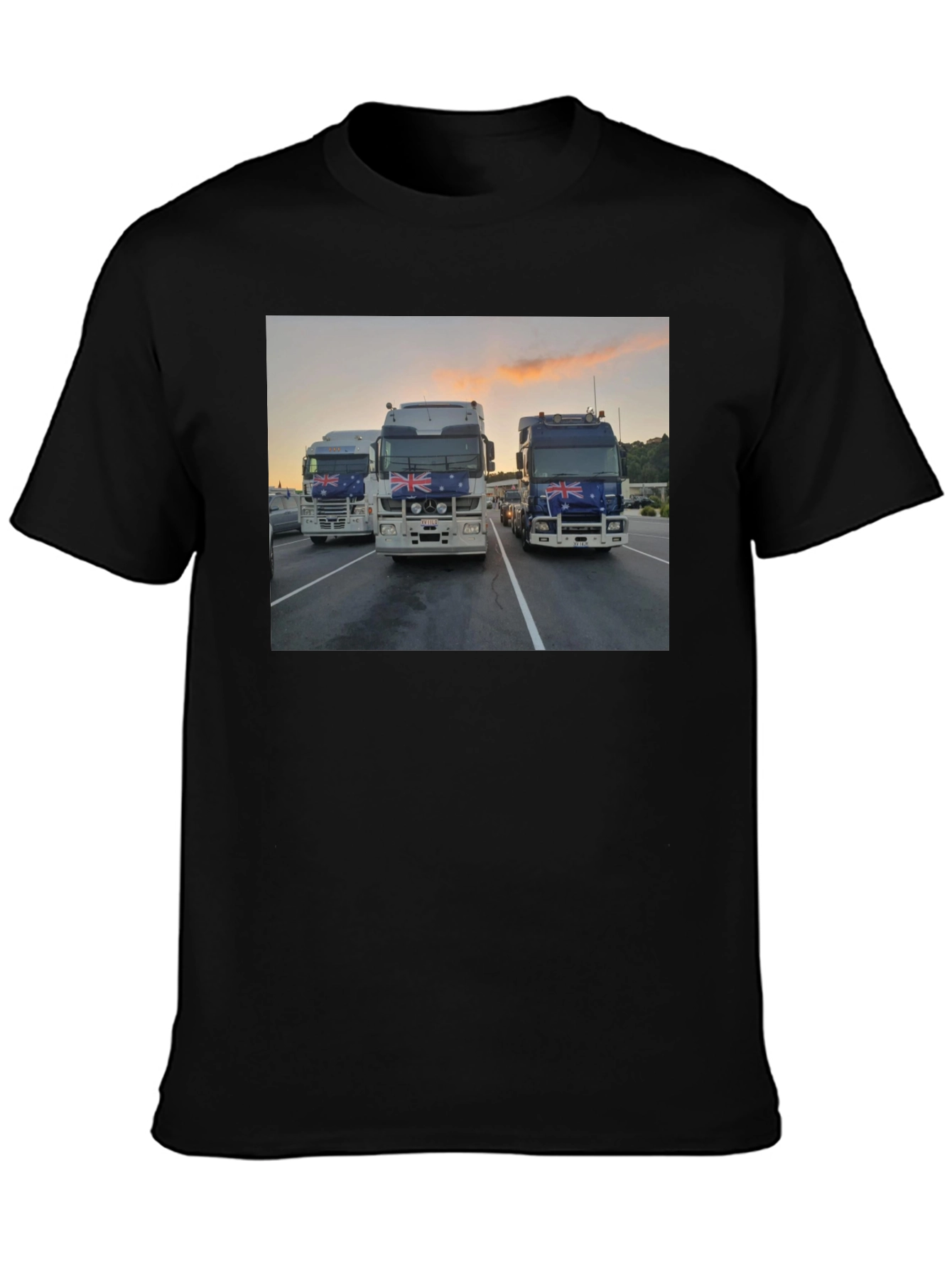 Trucks Graphic Black T-Shirt