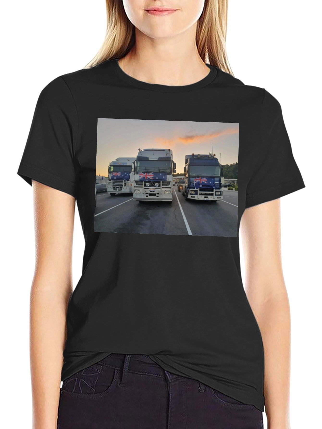 Trucks Graphic Black T-Shirt
