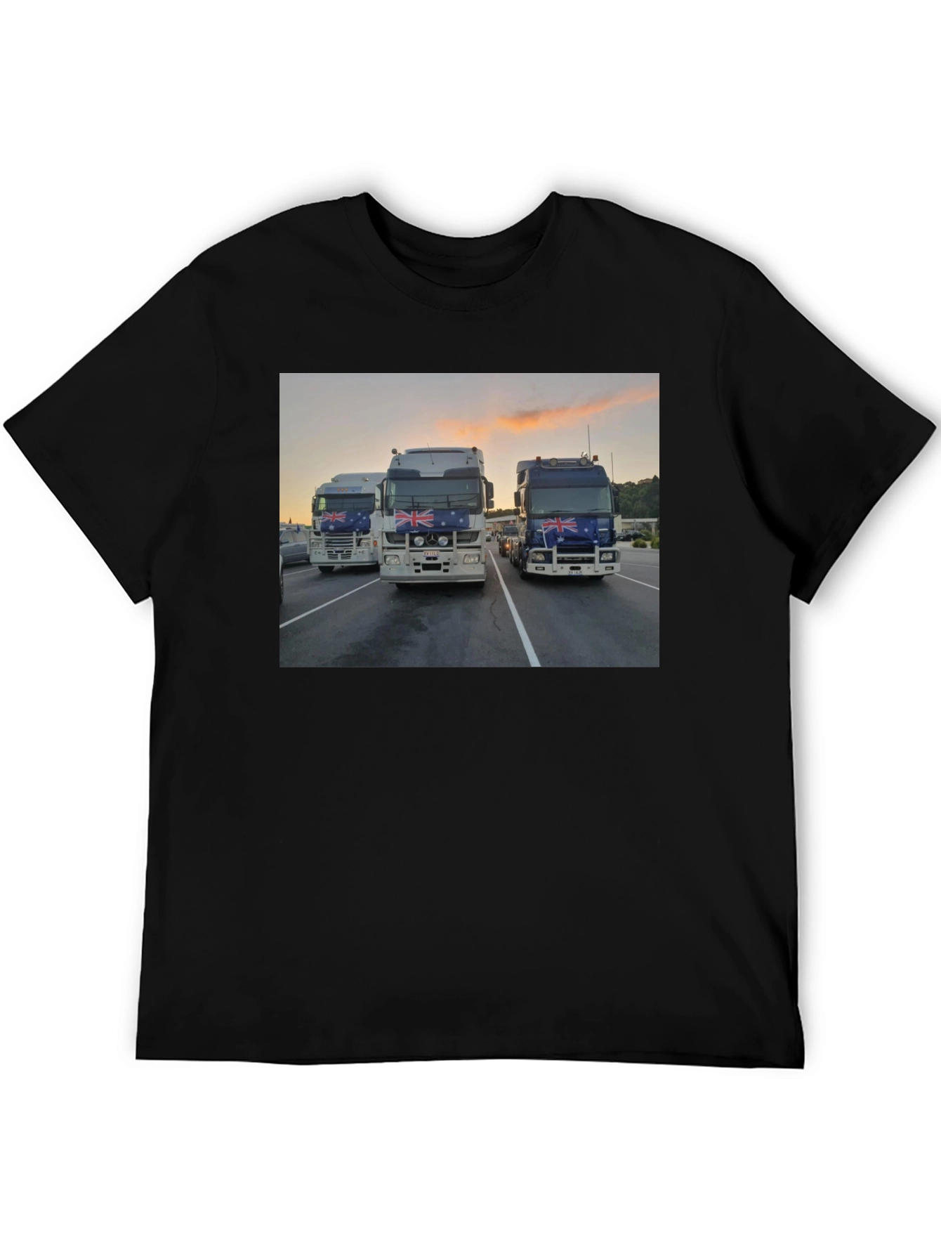 Trucks Graphic Black T-Shirt
