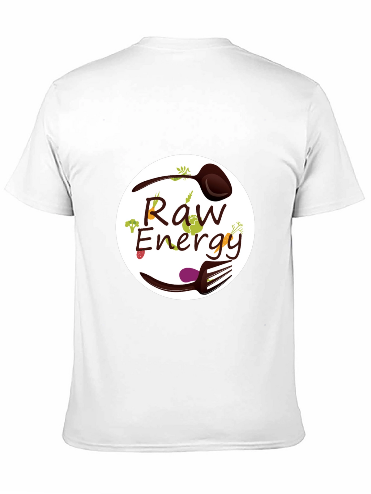 Raw Energy Graphic Tee - Healthy Vegan Lifestyle