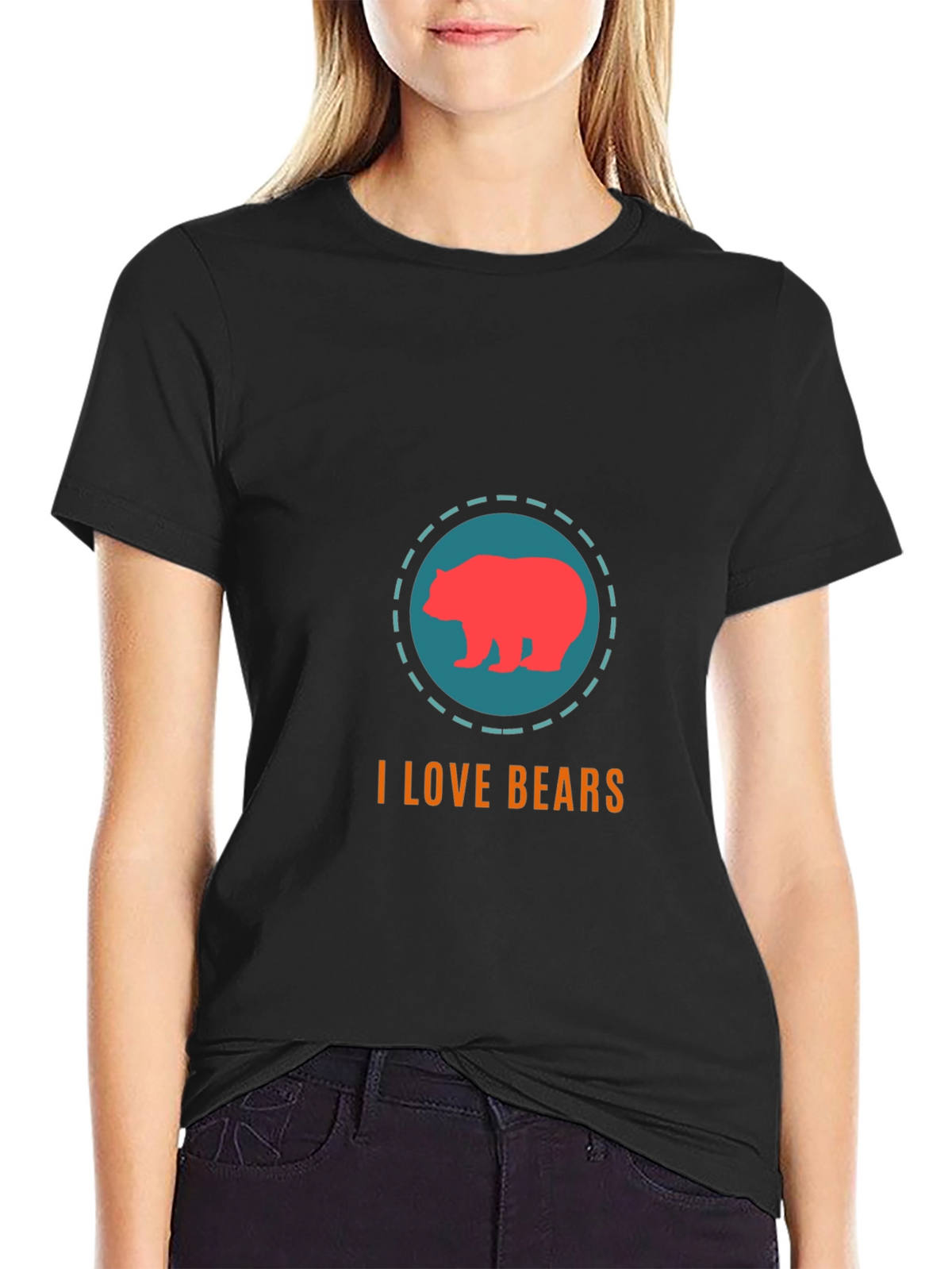 I Love Bears Graphic Tee - Mens