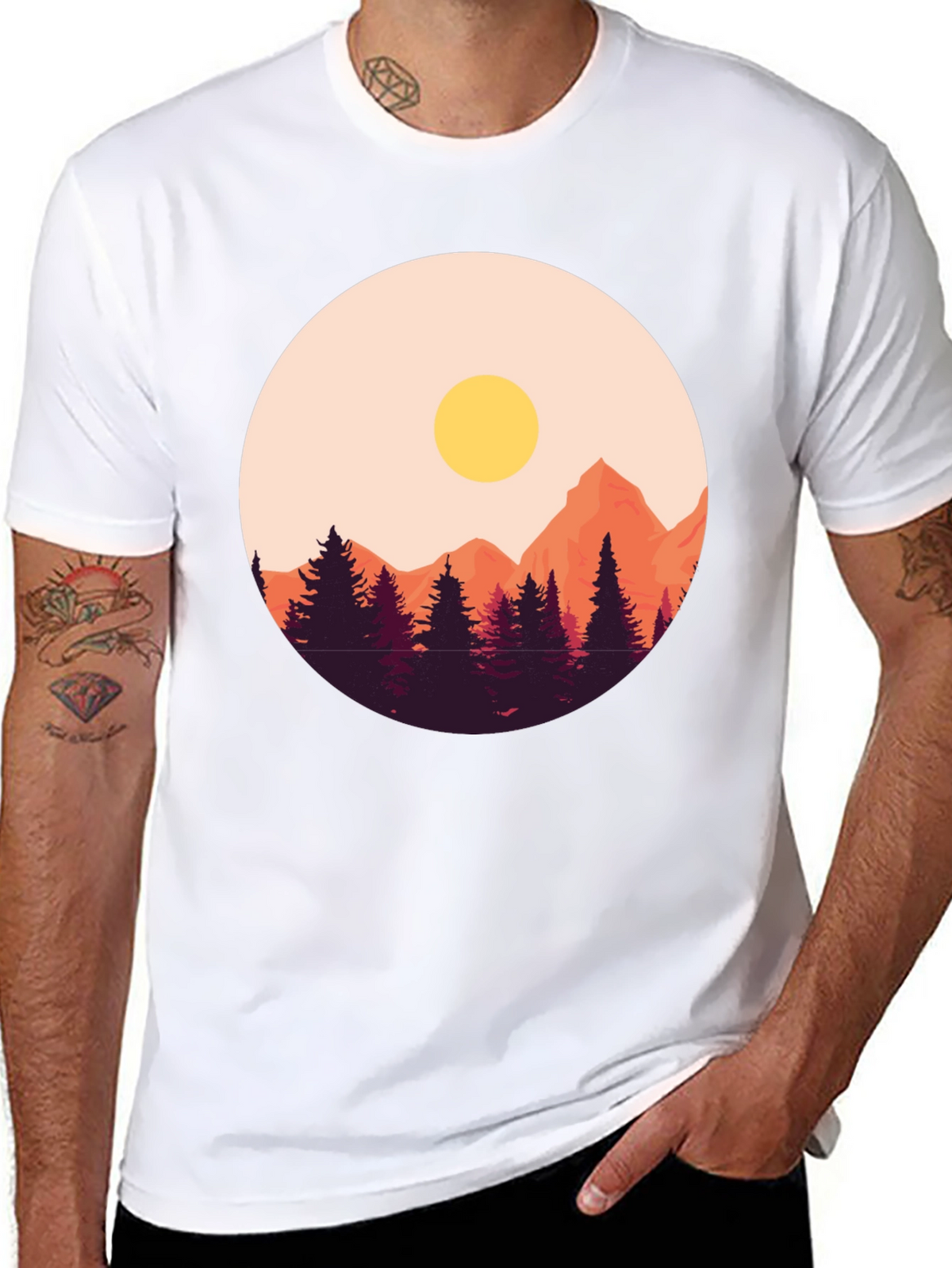 Mountain Graphic T-Shirt - Nature Inspired Tee