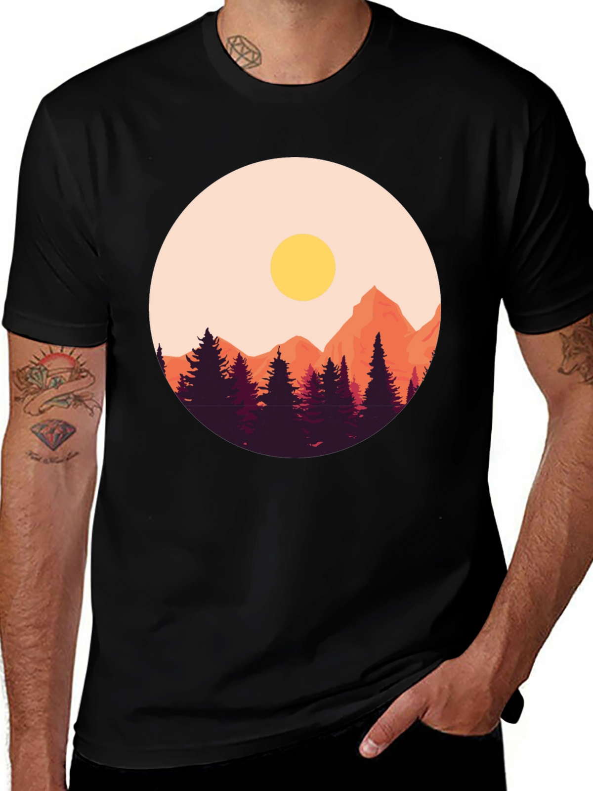 Mountain Graphic T-Shirt - Nature Inspired Tee