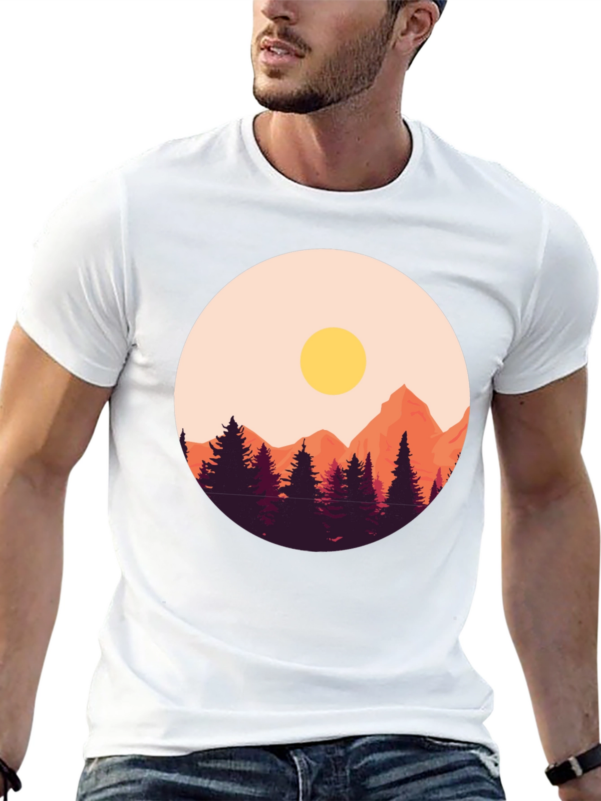 Mountain Graphic T-Shirt - Nature Inspired Tee