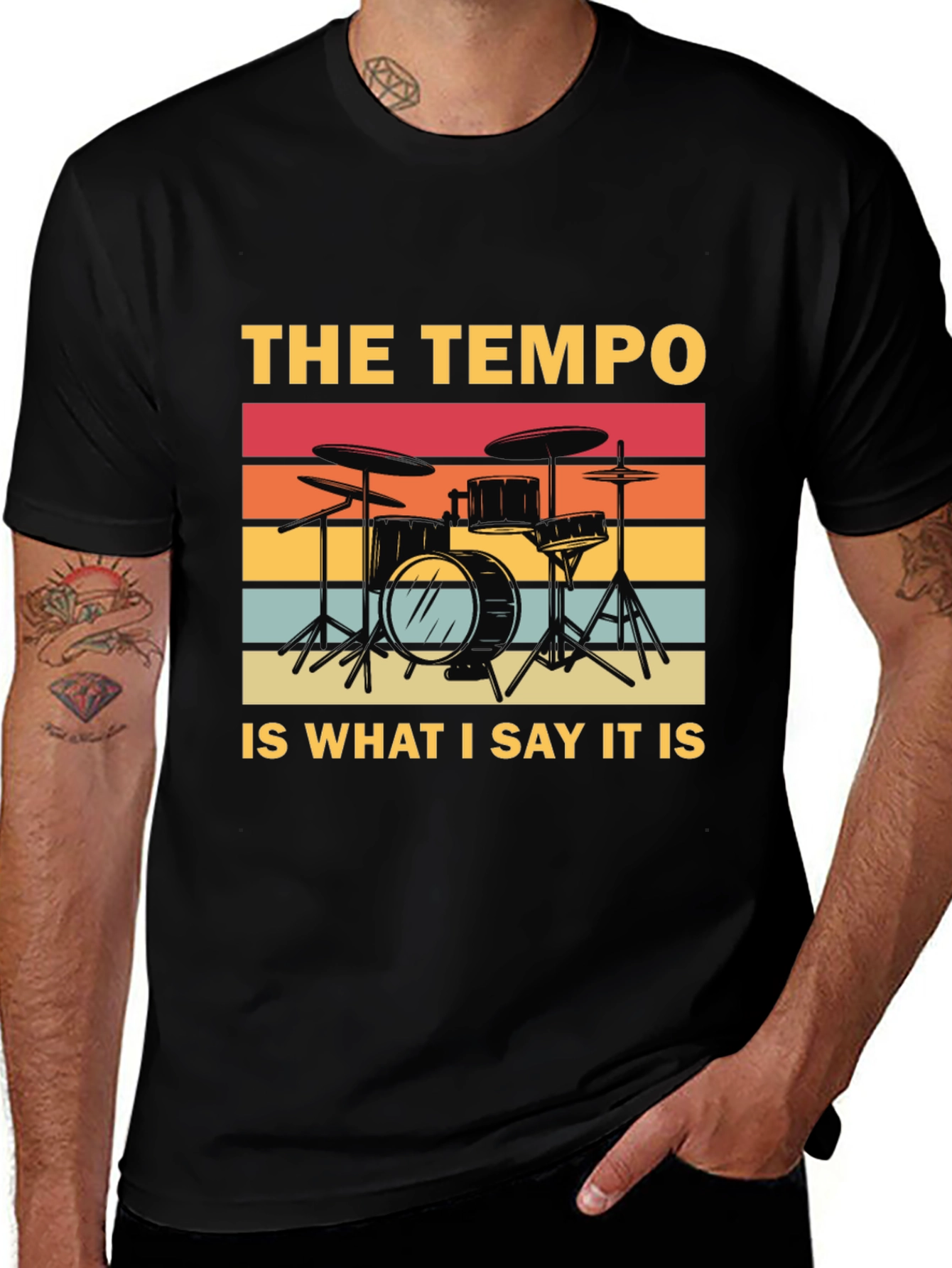 Tempo Drummer Graphic Tee