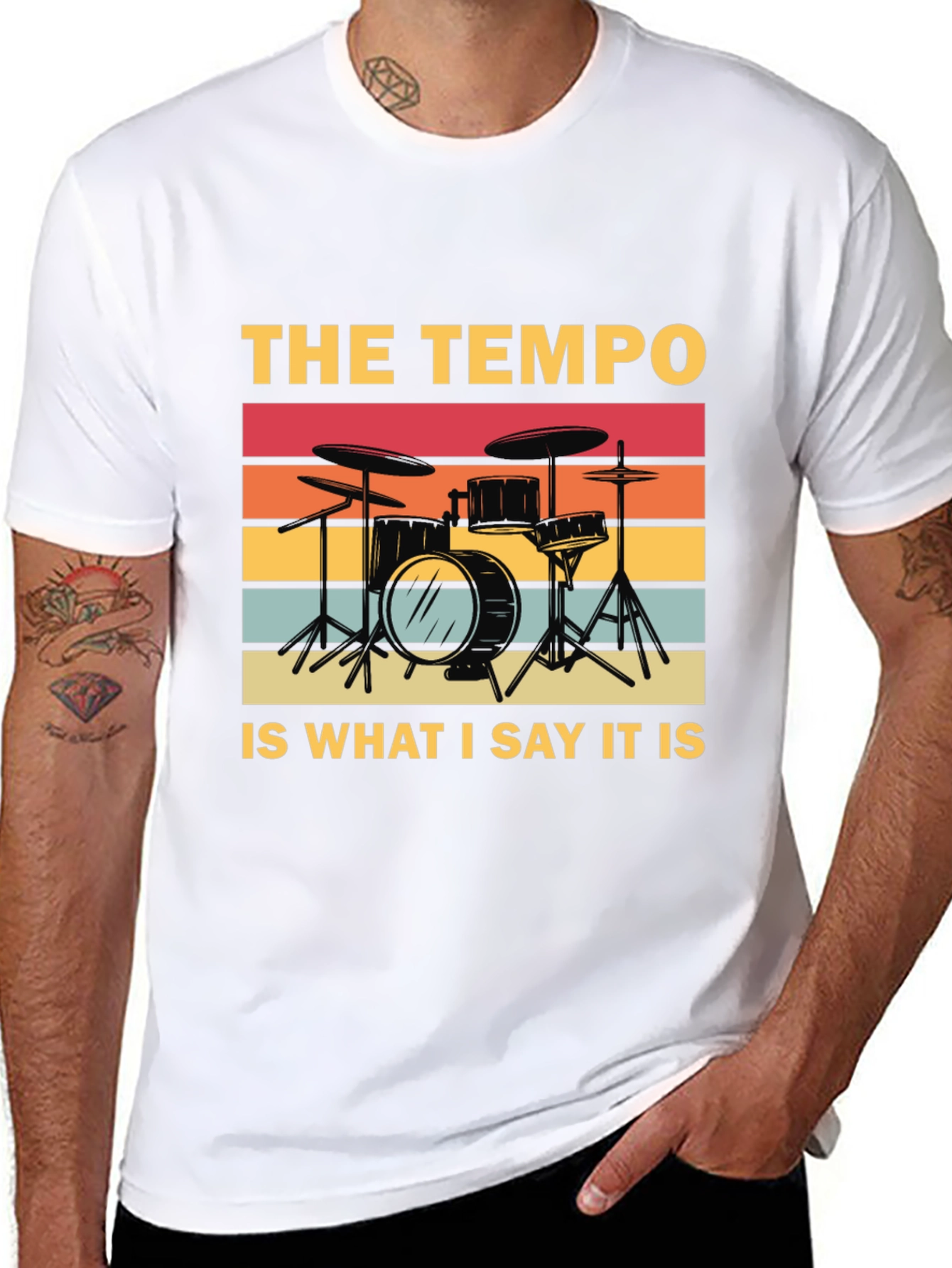 Tempo Drummer Graphic Tee