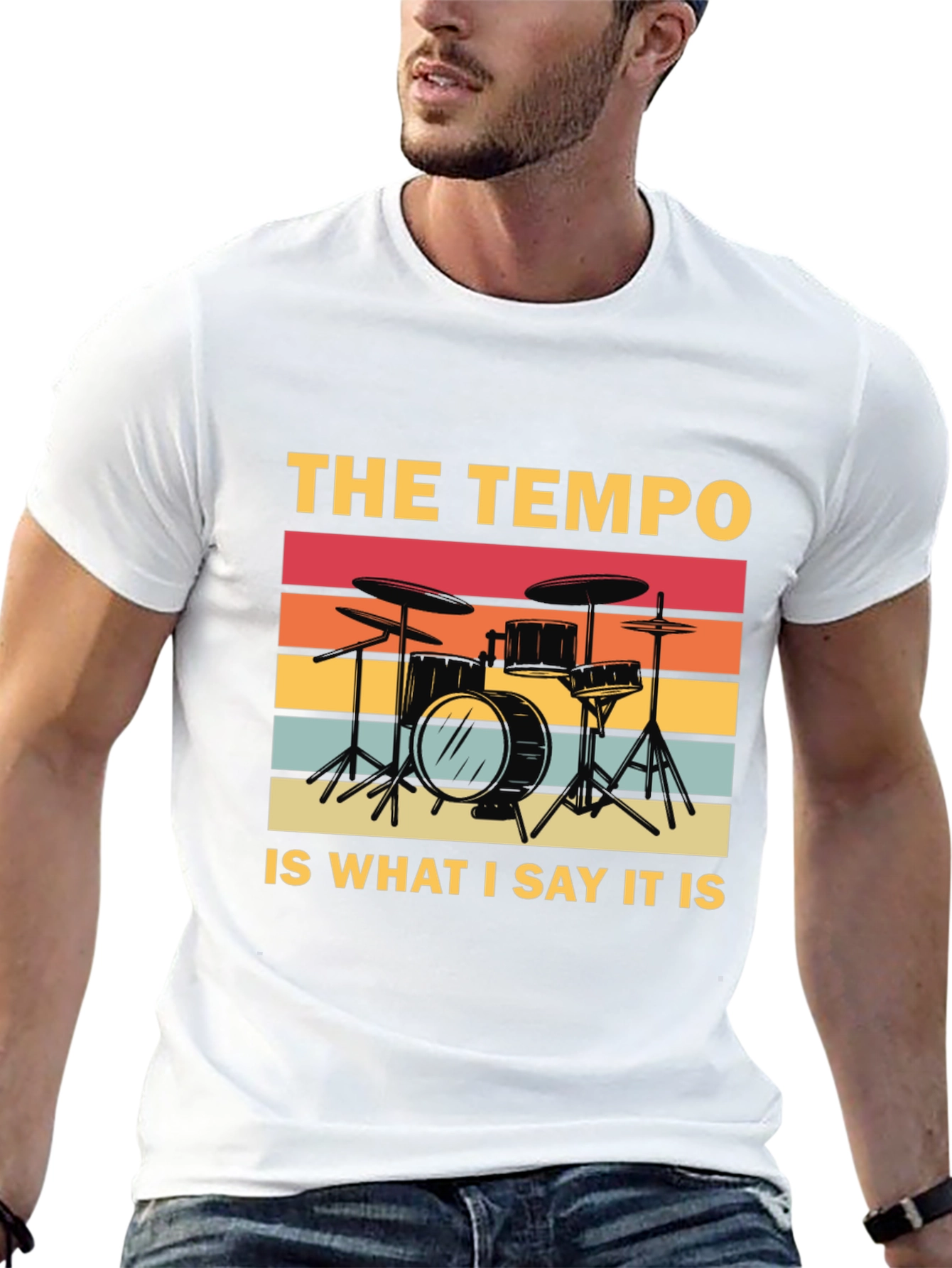 Tempo Drummer Graphic Tee